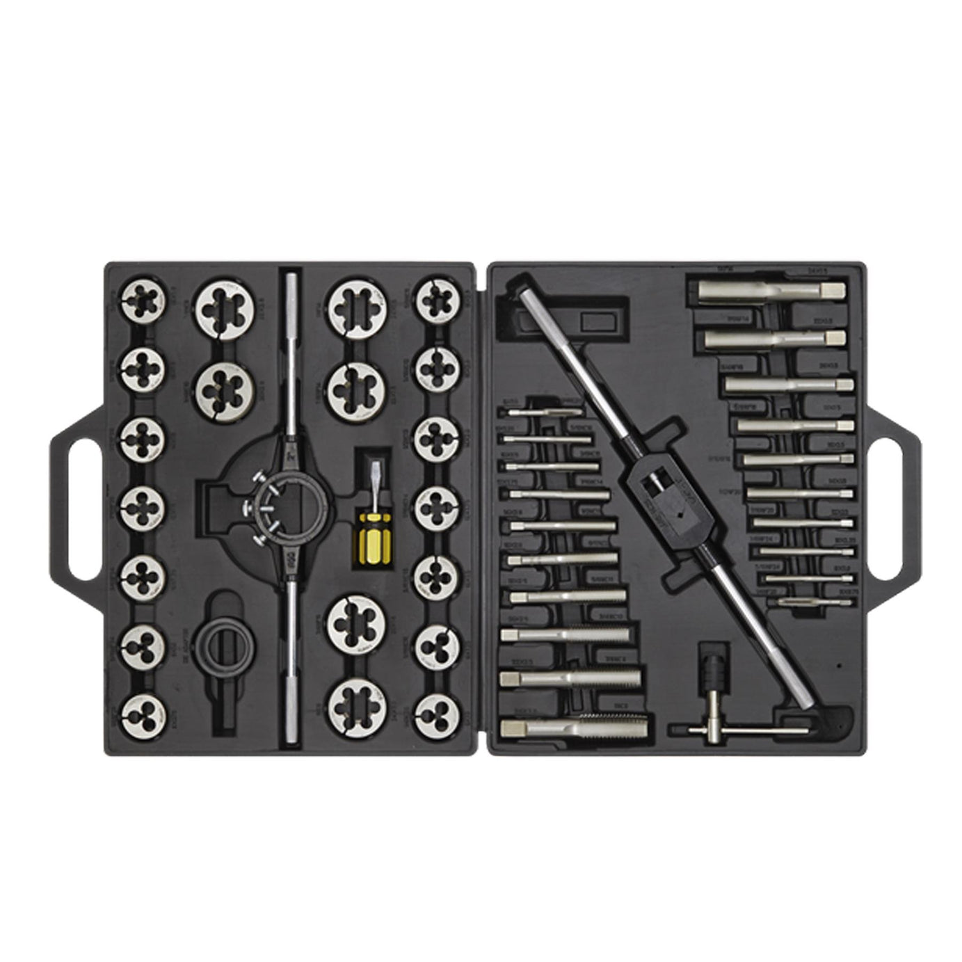 Sealey 45pc Tap and Die Set Split Dies Imperial Thread Cutting Tool 1/4" - 1"