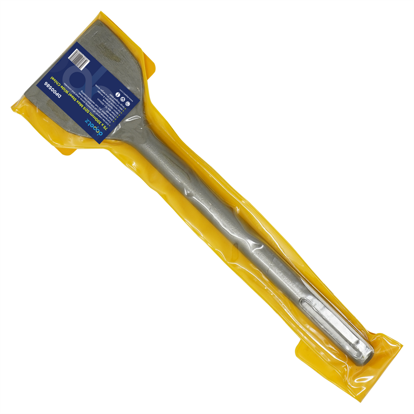 SDS MAX STEEL WIDE CHISEL 75 x 300mm point LTIME GTEE