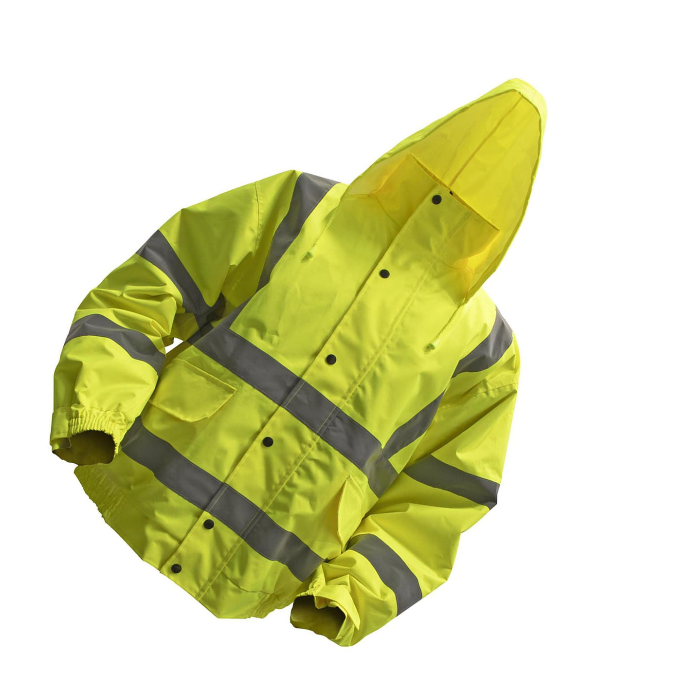 Sealey High Visibility Yellow Jacket Reflective Waterproof Workwear XXL - 802XXL