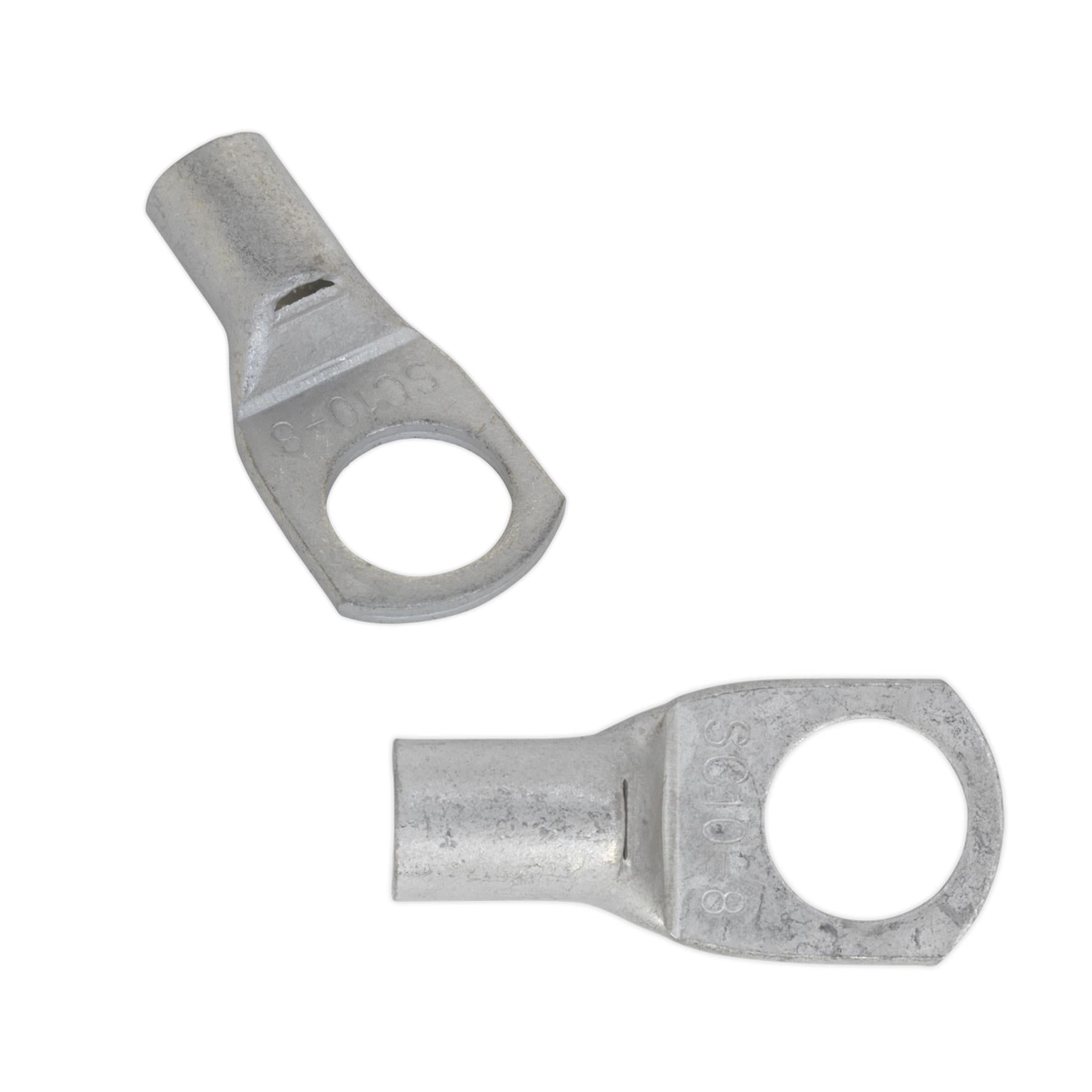 Sealey Copper Lug Terminal 25mm² x 6mm Pack of 10