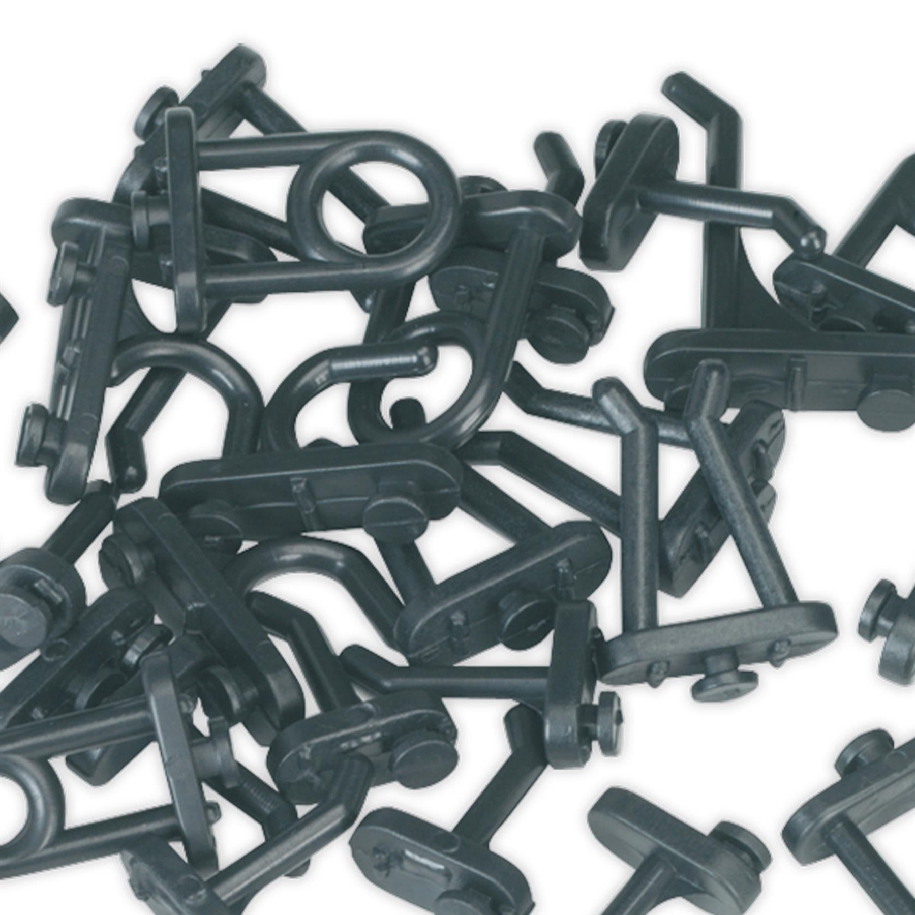 Sealey 30 Pieces Hook Assortment For Composite Pegboard