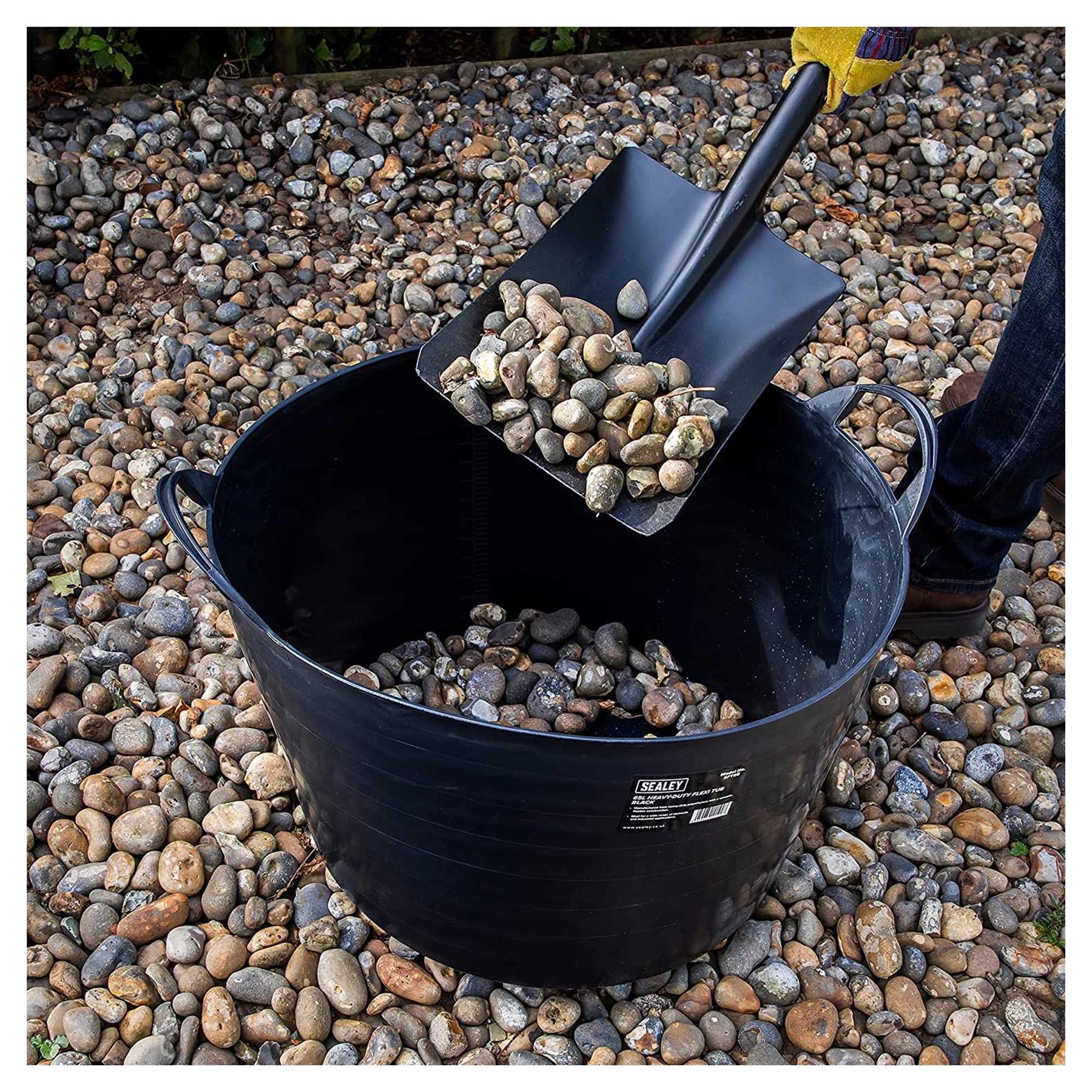 Sealey Heavy-Duty Flexi Tub 65L - Black