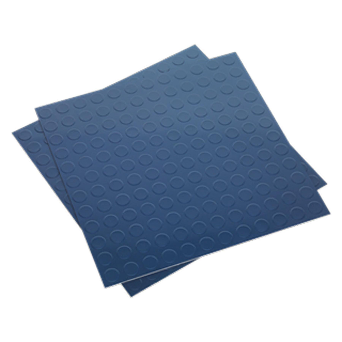 Sealey Vinyl Floor Tile Peel & Stick Backing - Blue Coin Pk of 16