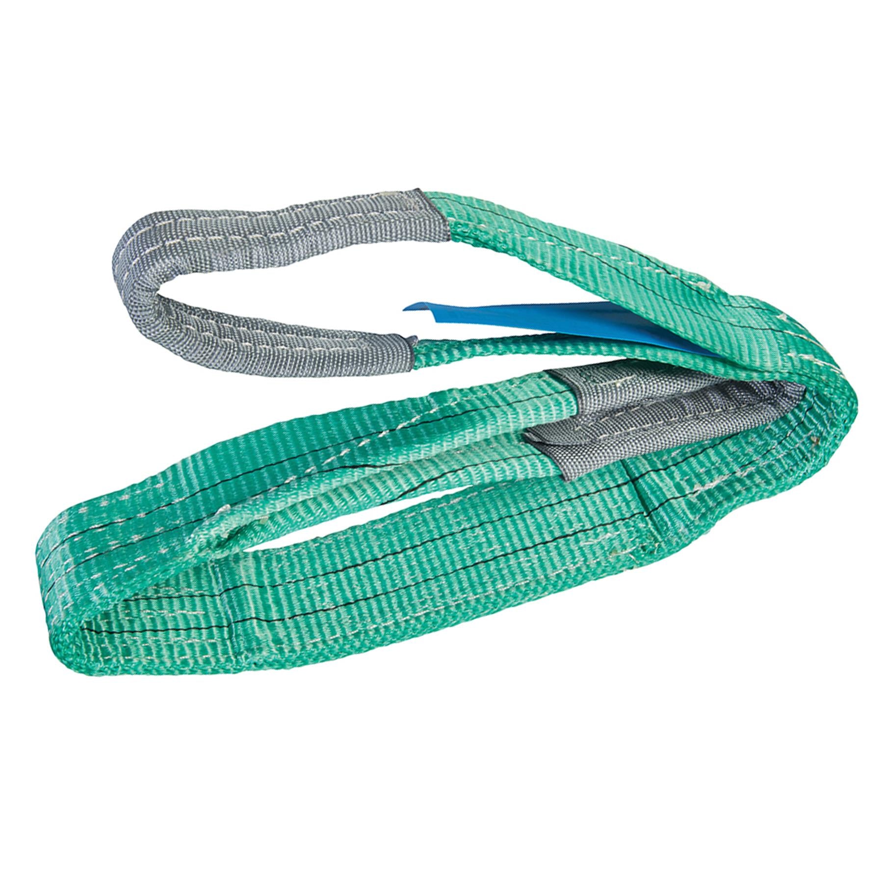 Cargo Sling 2 Tonne 1M Heavy Duty Strong Lifting Crane Strap Chemical Resistant