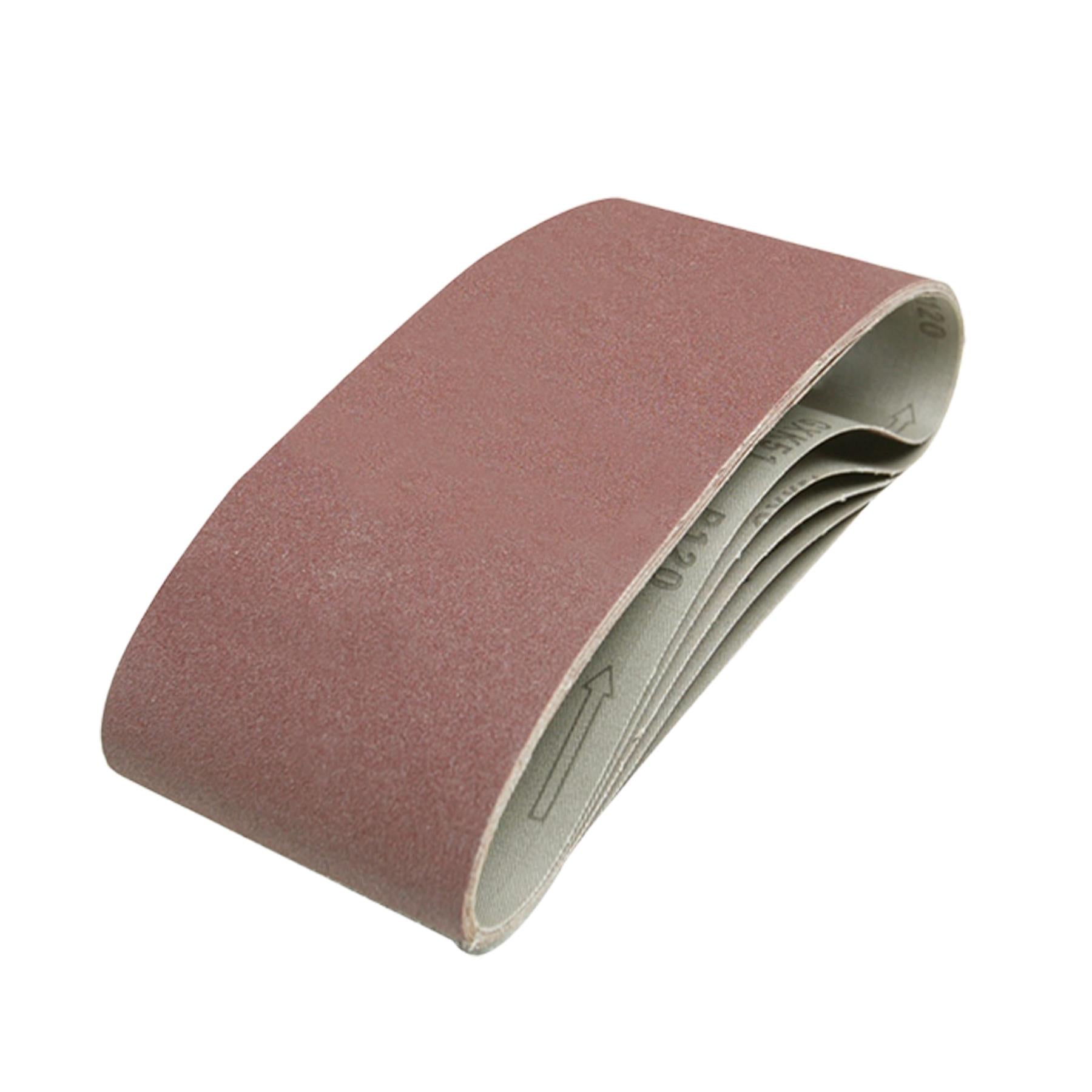 10 X New 610mm X 100mm 120 Grit Fine Sander Sanding Belts With Extra Top-Skive