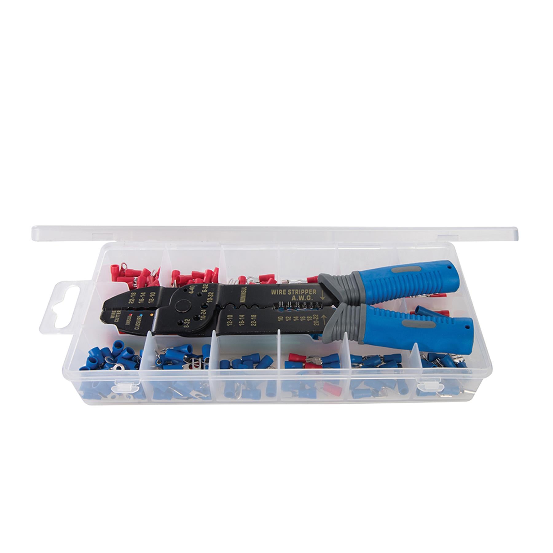Crimping Tool Set 271pce Insulated Tubes, Cable Ties And Crimping Pliers