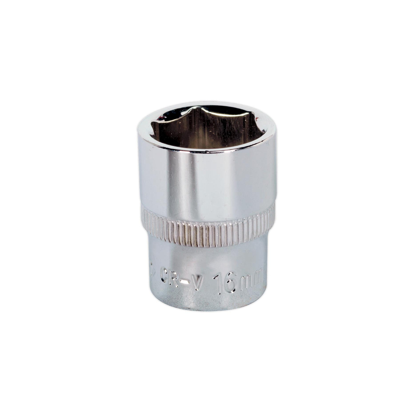 Sealey WallDrive Socket 16mm 3/8"Sq Drive Fully Polished