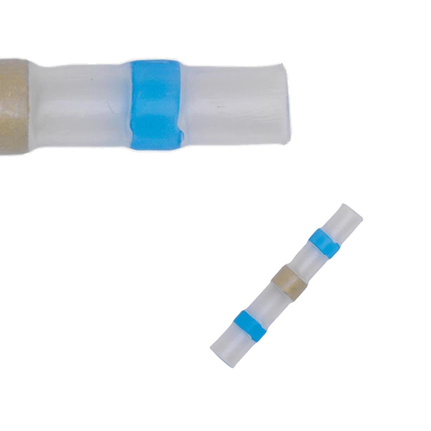 Sealey Heat Shrink Butt Connector 16-14 AWG Blue Pack of 25
