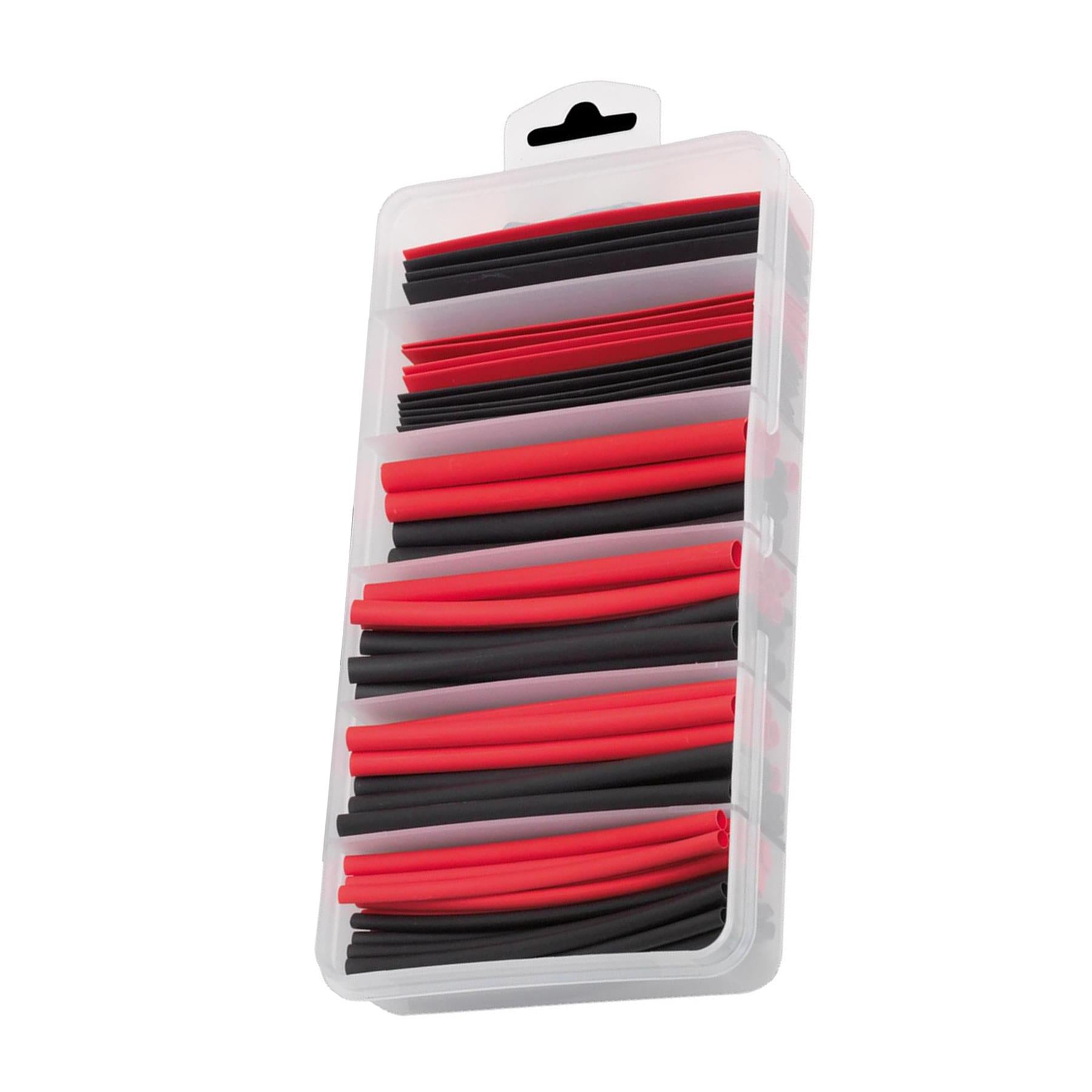 Sealey Heat Shrink Tubing Assortment 95pc 100mm Black & Red