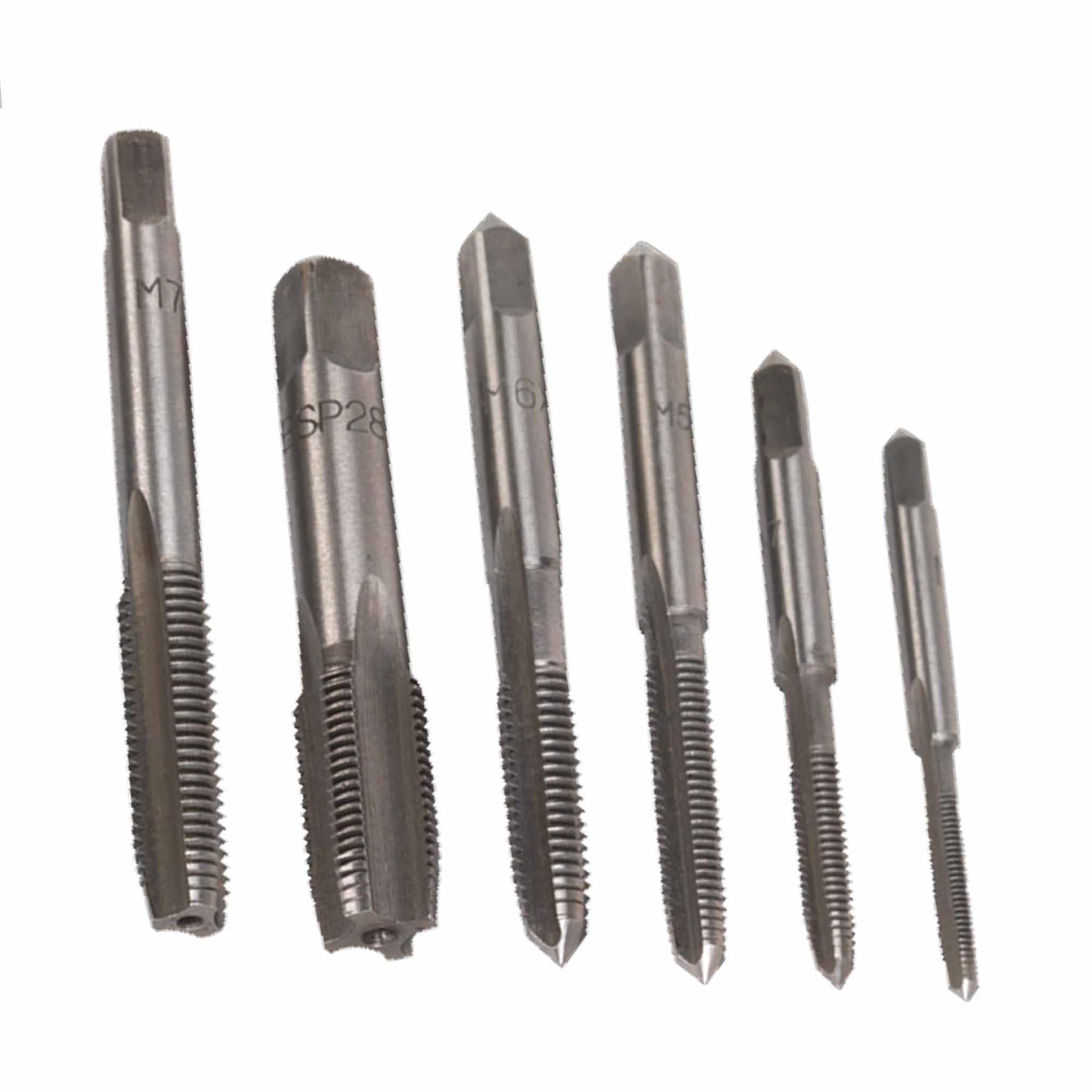 Tap Set 10pc Metric.  steel hardened and tempered for long-life. Sealey
