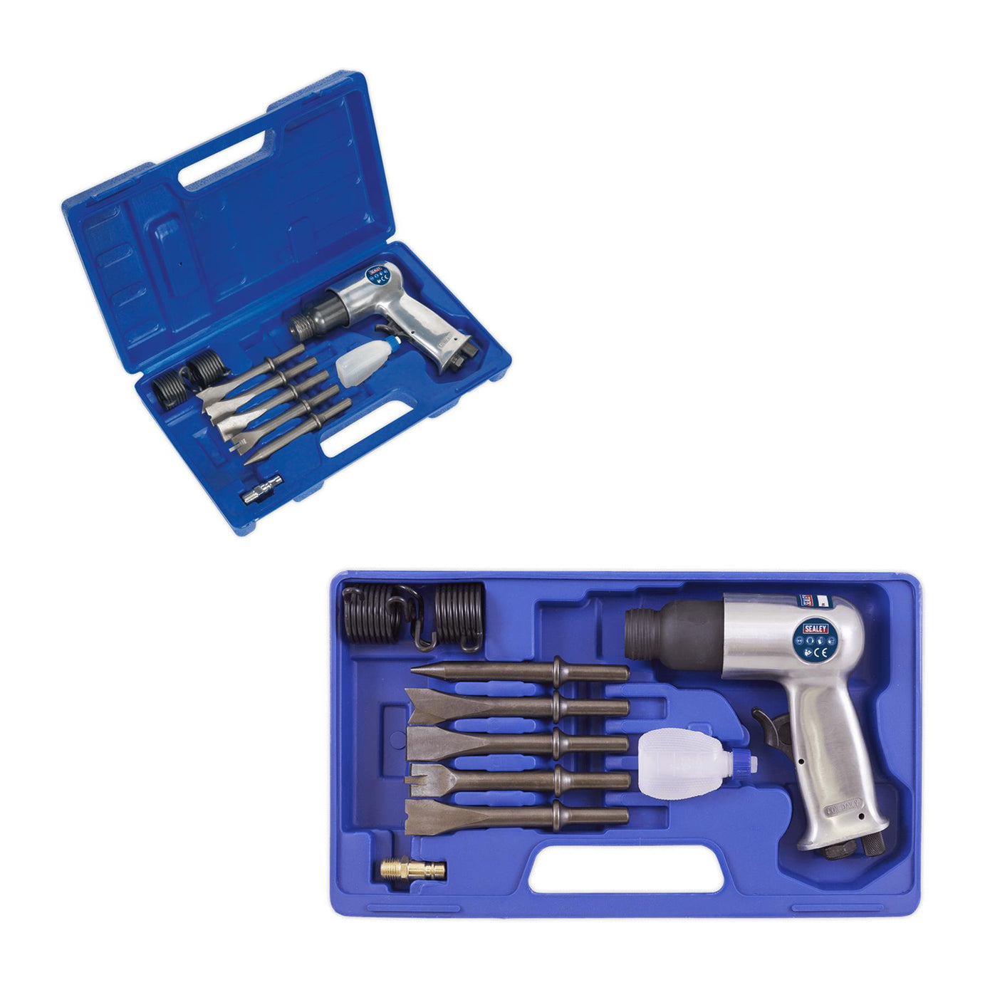Sealey Air Hammer with Chisels Medium Stroke