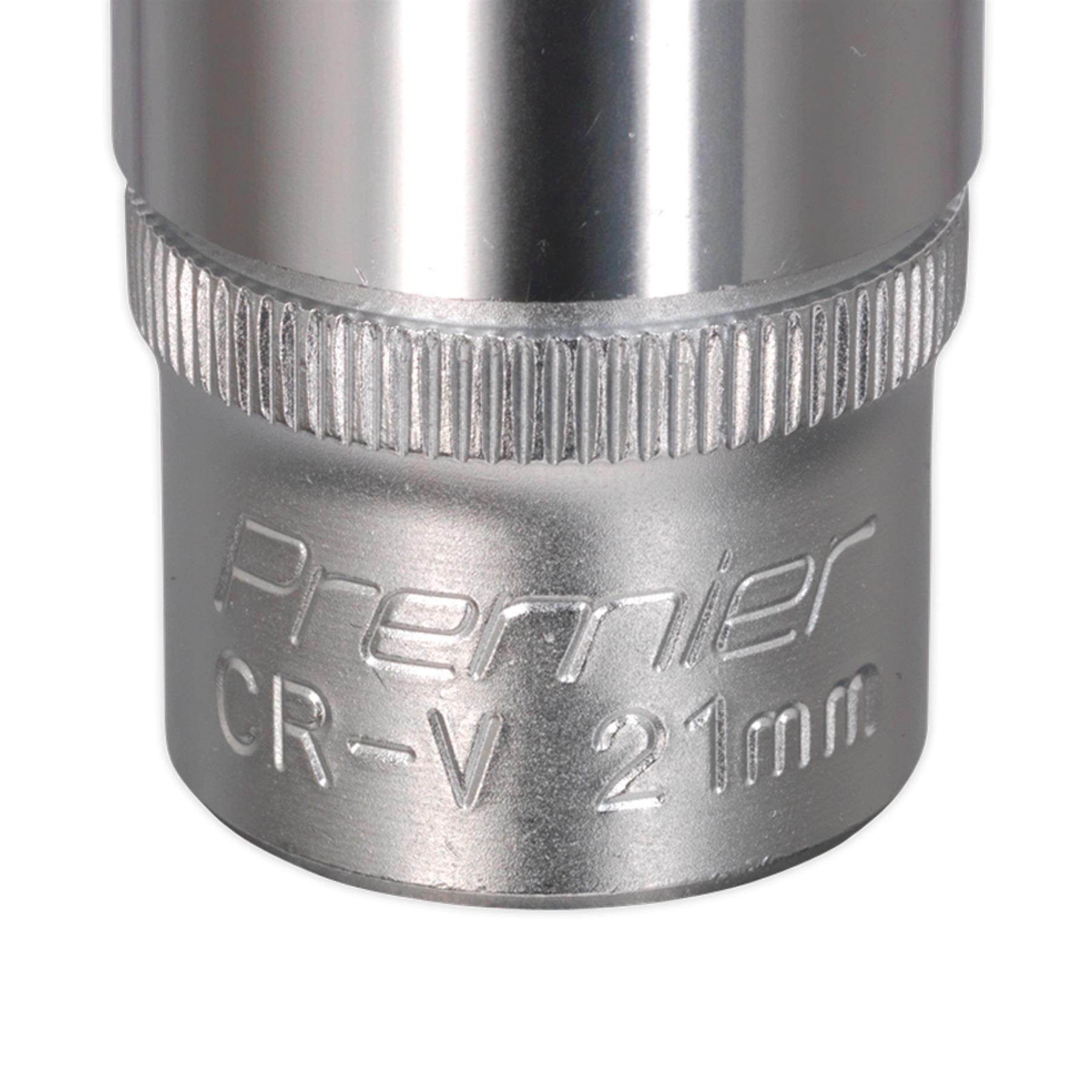 Sealey WallDrive Socket 21mm 1/2"Sq Drive