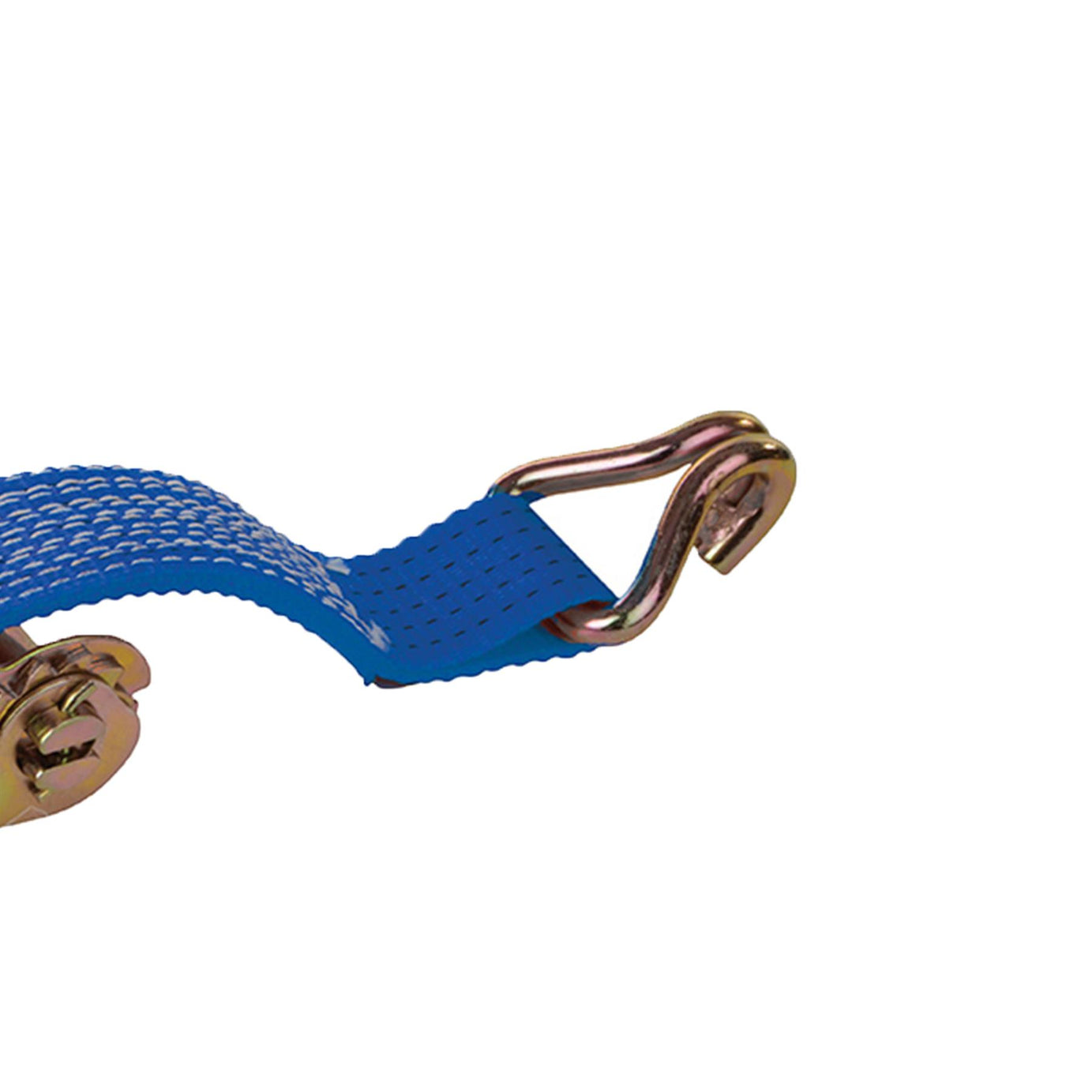 Rubber-Handled Ratchet Tie Down Strap J-Hook 8M X 50mm - Rated 1700Kg DIY
