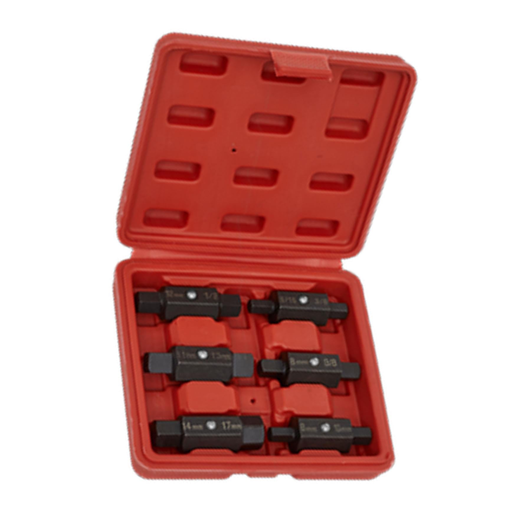 Sealey Oil Drain Plug Key Set 6pc Double End