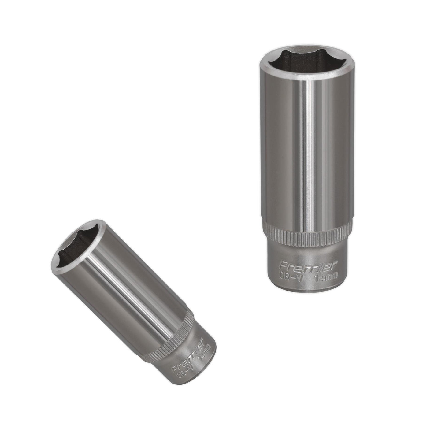 Sealey WallDrive® Socket 14mm Deep 1/4"Sq Drive