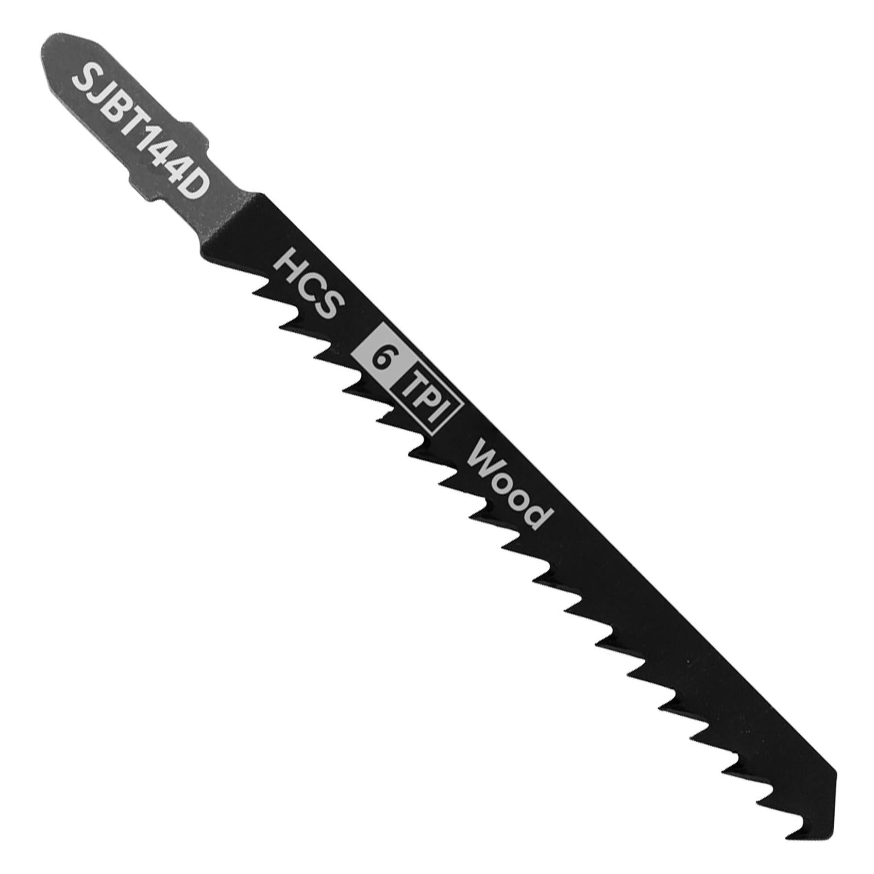 Sealey Jigsaw Blade General Wood 100mm 6tpi - Pack of 5