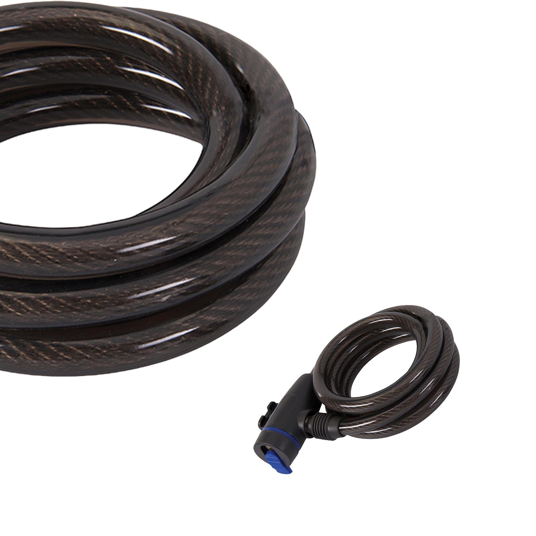 Coiled Bike Lock - 12 X 1500mm