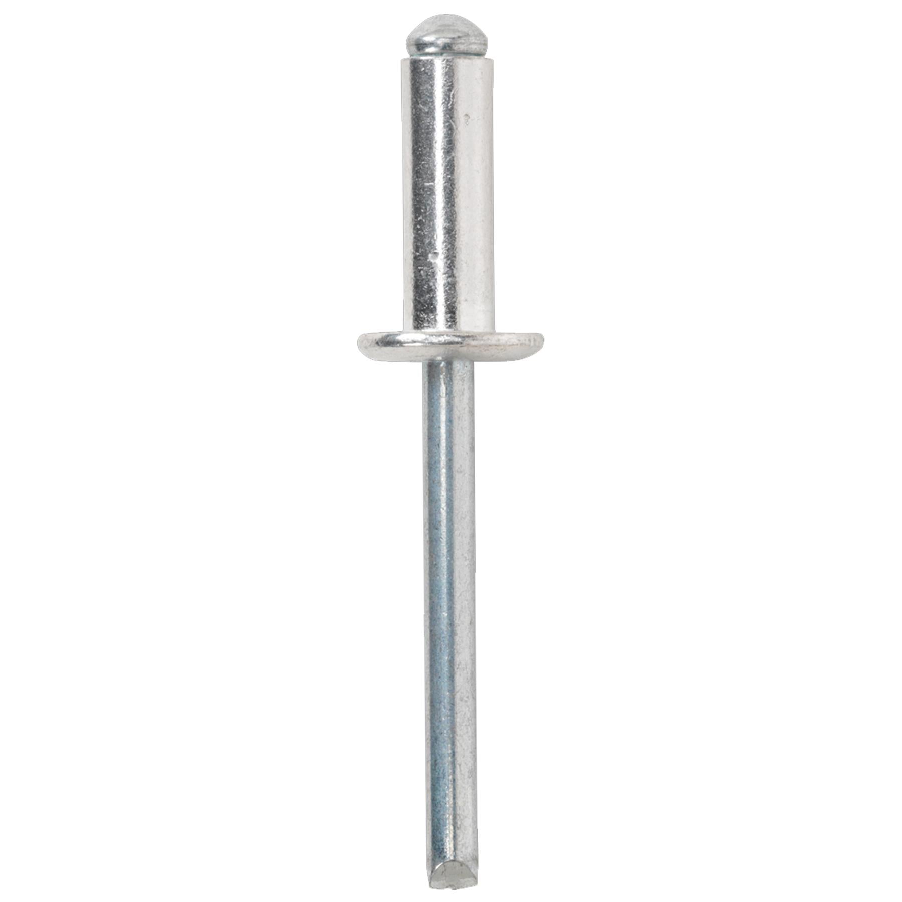 Sealey Aluminium Blind Rivet Standard Flange 6.4 x 12mm Pack of 200