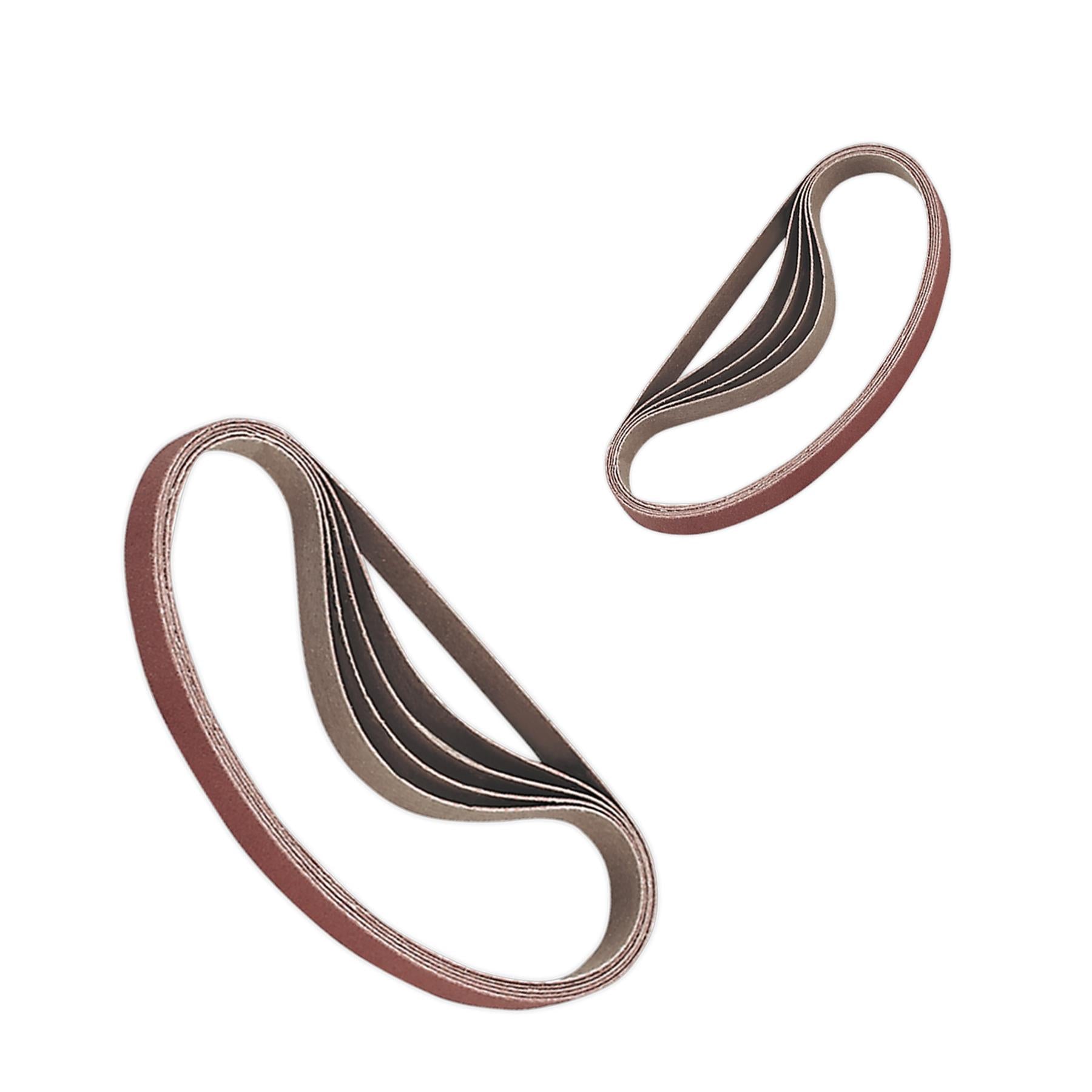 Sealey Sanding Belt 10 x 330mm 120Grit Pack of 5