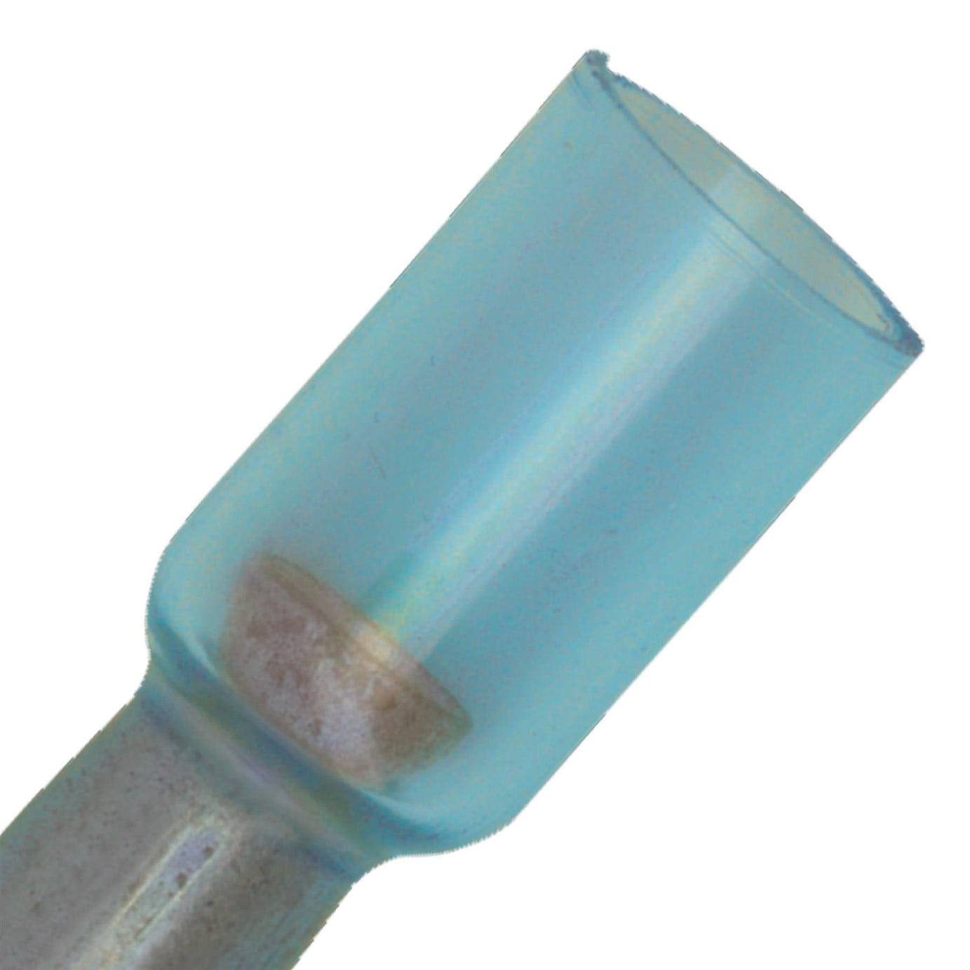 Sealey Heat Shrink Push-On Terminal 6.3mm Male Blue Pack of 25