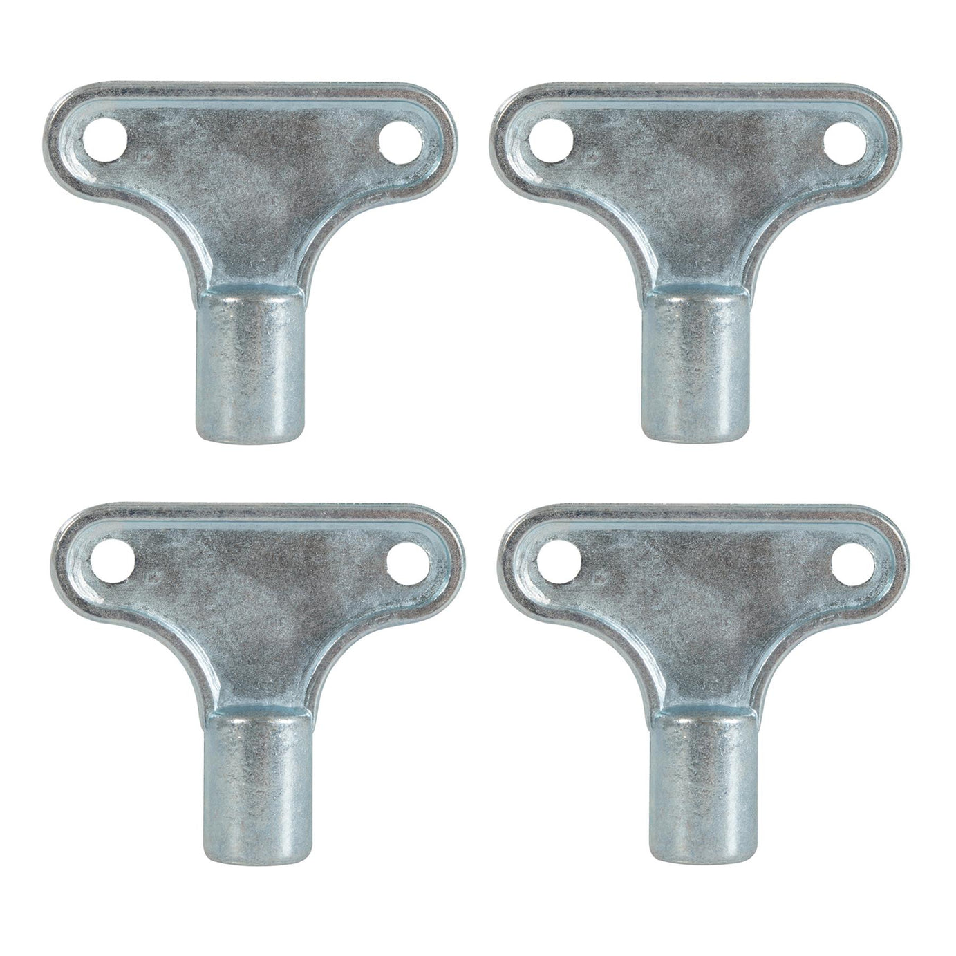 Radiator Bleed & Vent Key 4Pk Zinc Alloy For Bleeding And Draining