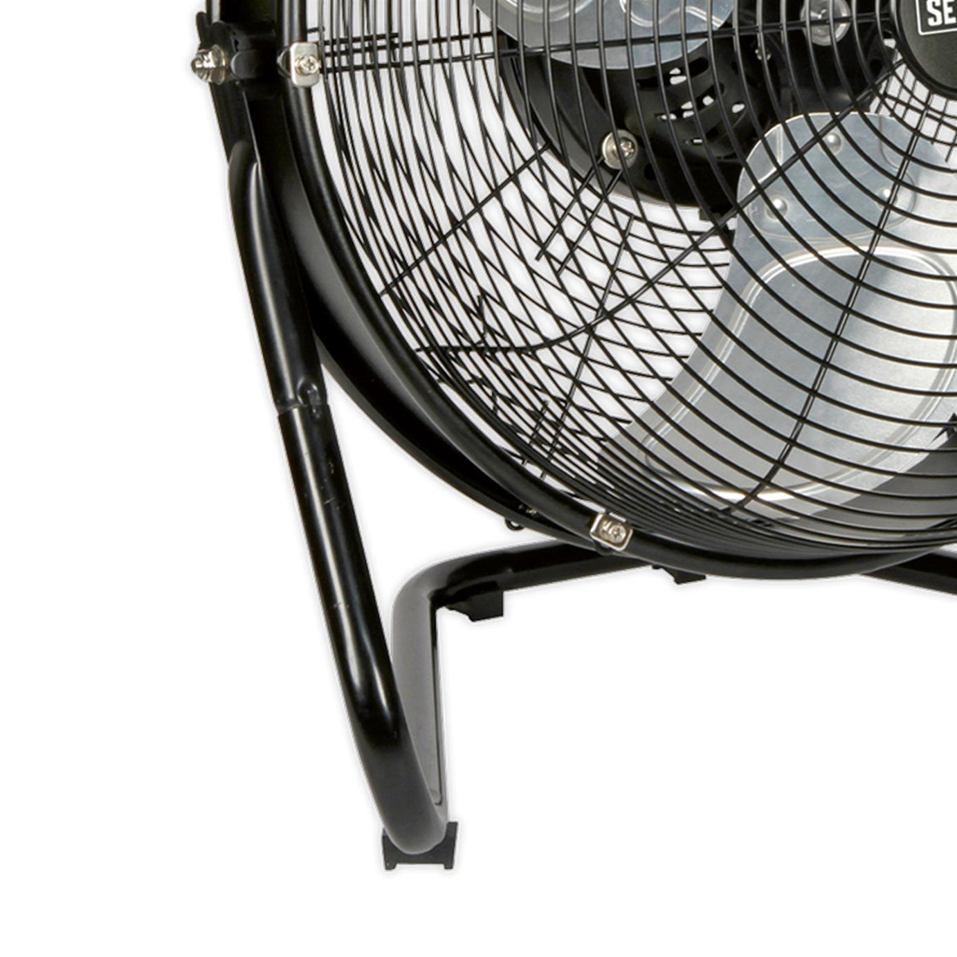 Sealey Ind High Velocity Floor Fan with Internal Oscillation 18"