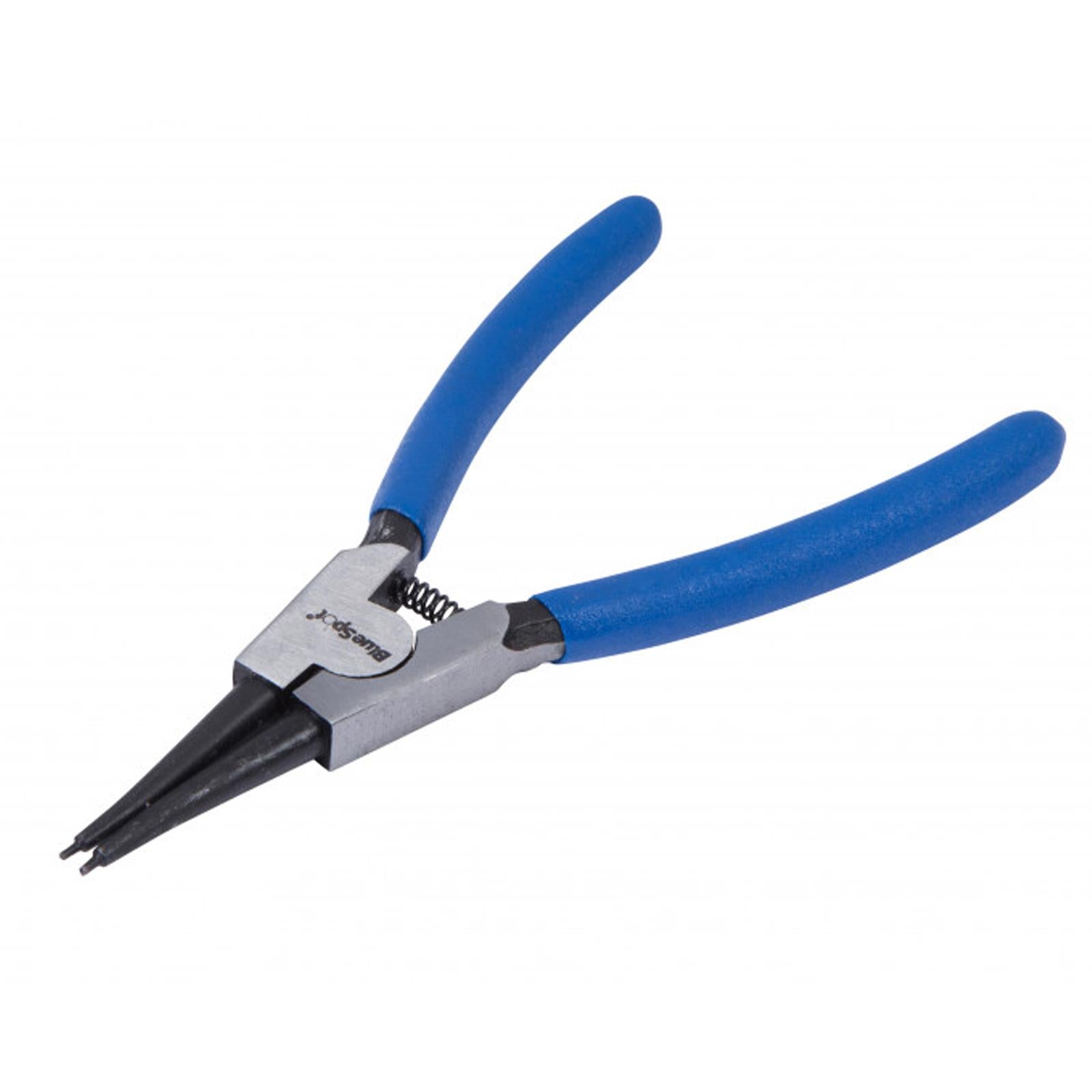 BlueSpot 6" Circlip Plier External Straight Tip Circlip - Drop Forged Pliers 150mm New