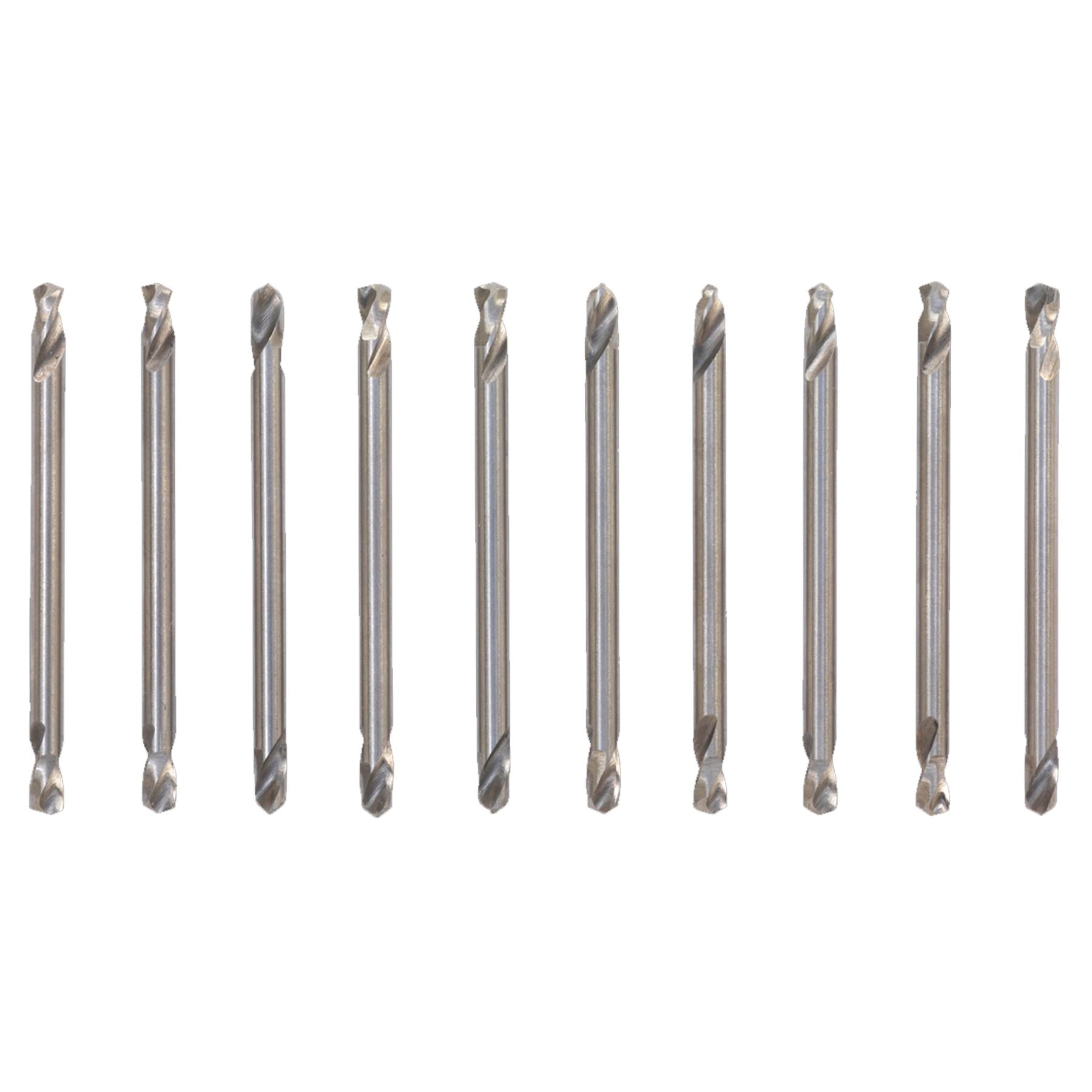 Sealey Double End Drill Bit Set 10pc 1/8" High-speed steel