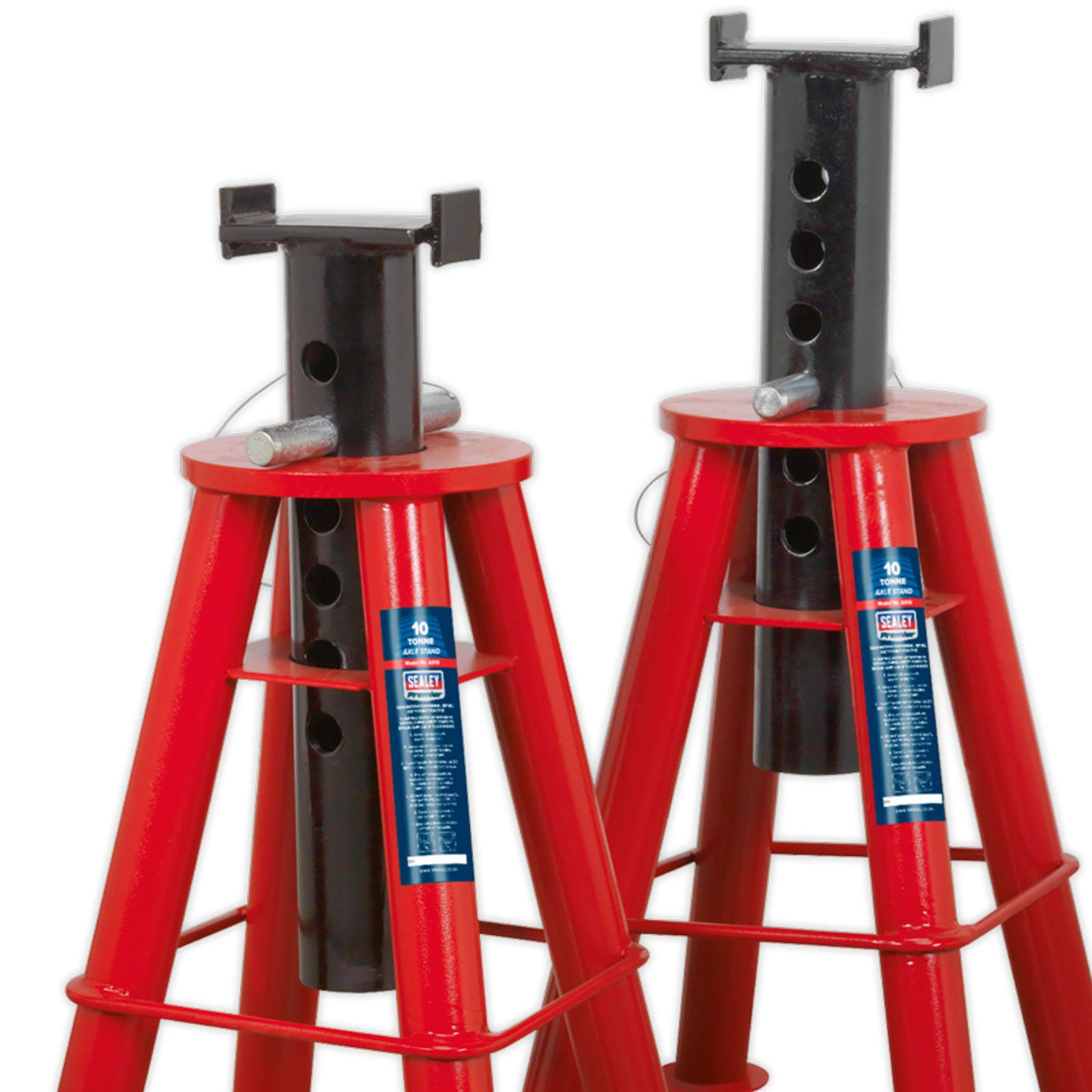 Sealey Axle Stands (Pair) 10tonne Capacity per Stand