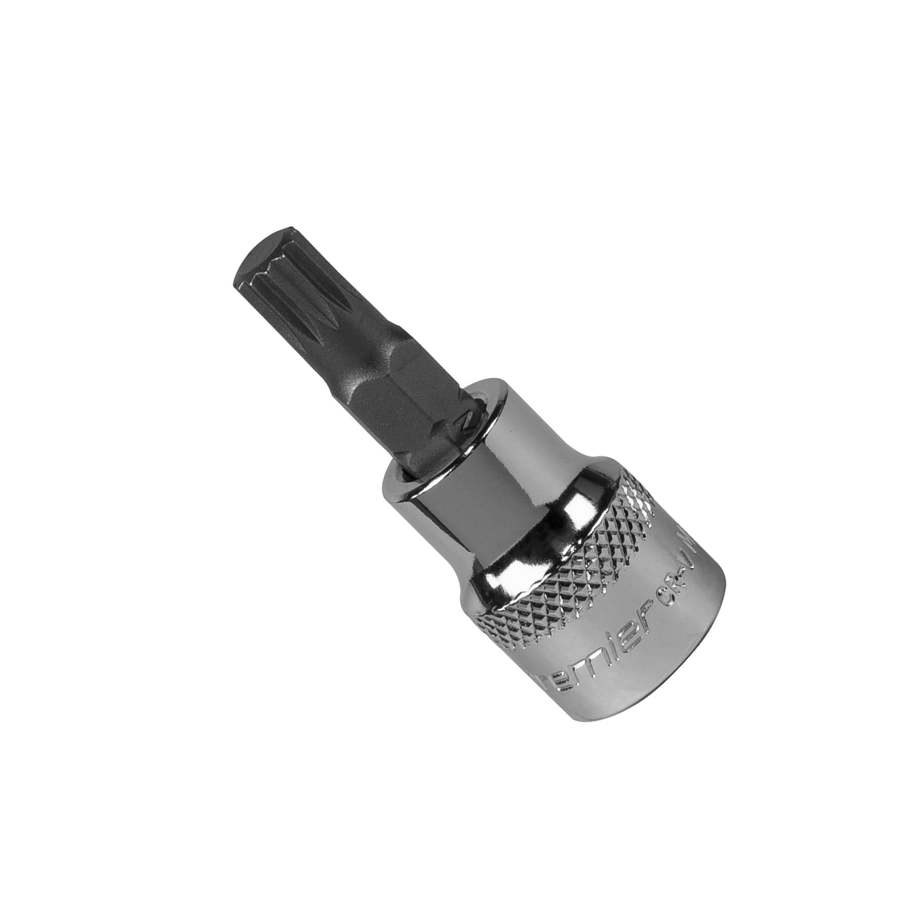 Sealey Spline Socket Bit M8 3/8"Sq Drive  Chrome Vanadium Steel