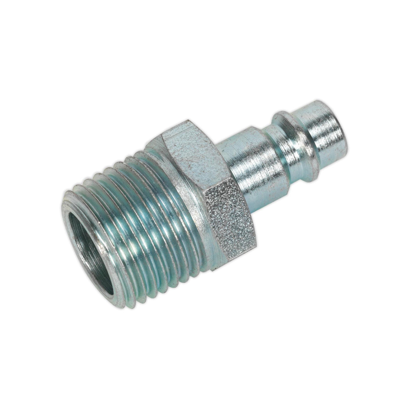 Sealey Screwed Male Adaptor Air Line Connector Quick Coupling 1/2"BSPT Pack of 2