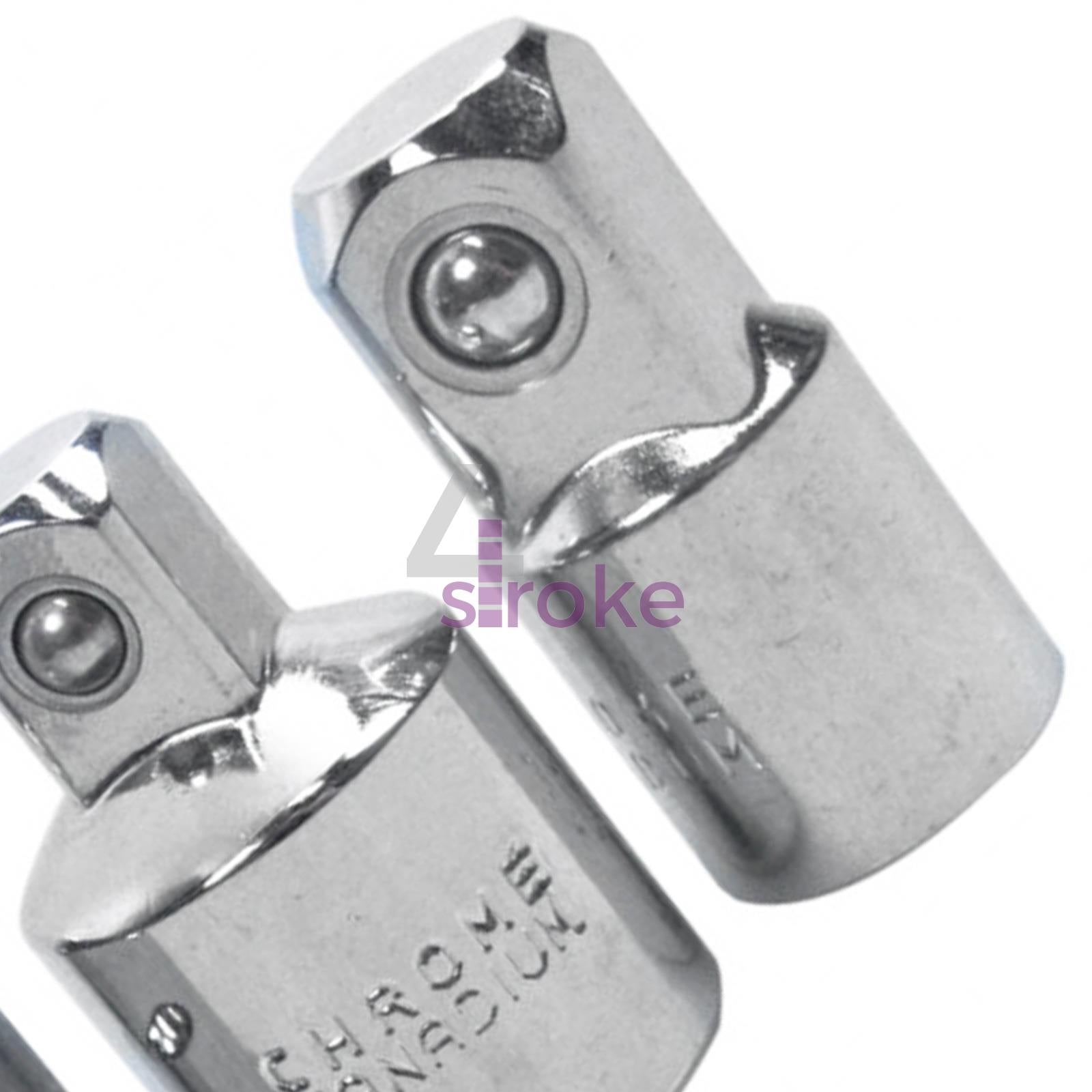 BlueSpot 4pce Socket Reducer Adaptor Set, Converter Set 1/4" - 3/8" - 1/2"