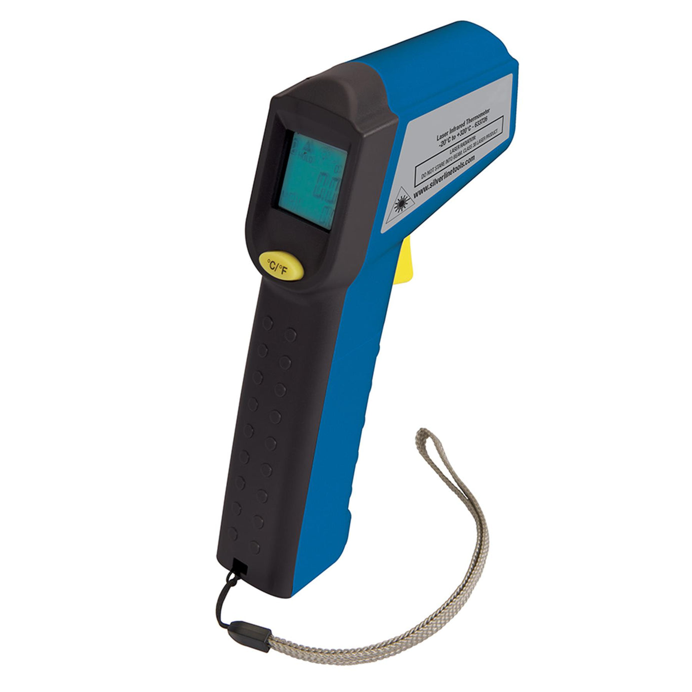 Laser Infrared Thermometer -38°C to +520°C Lcd Screen With Backlit Display New
