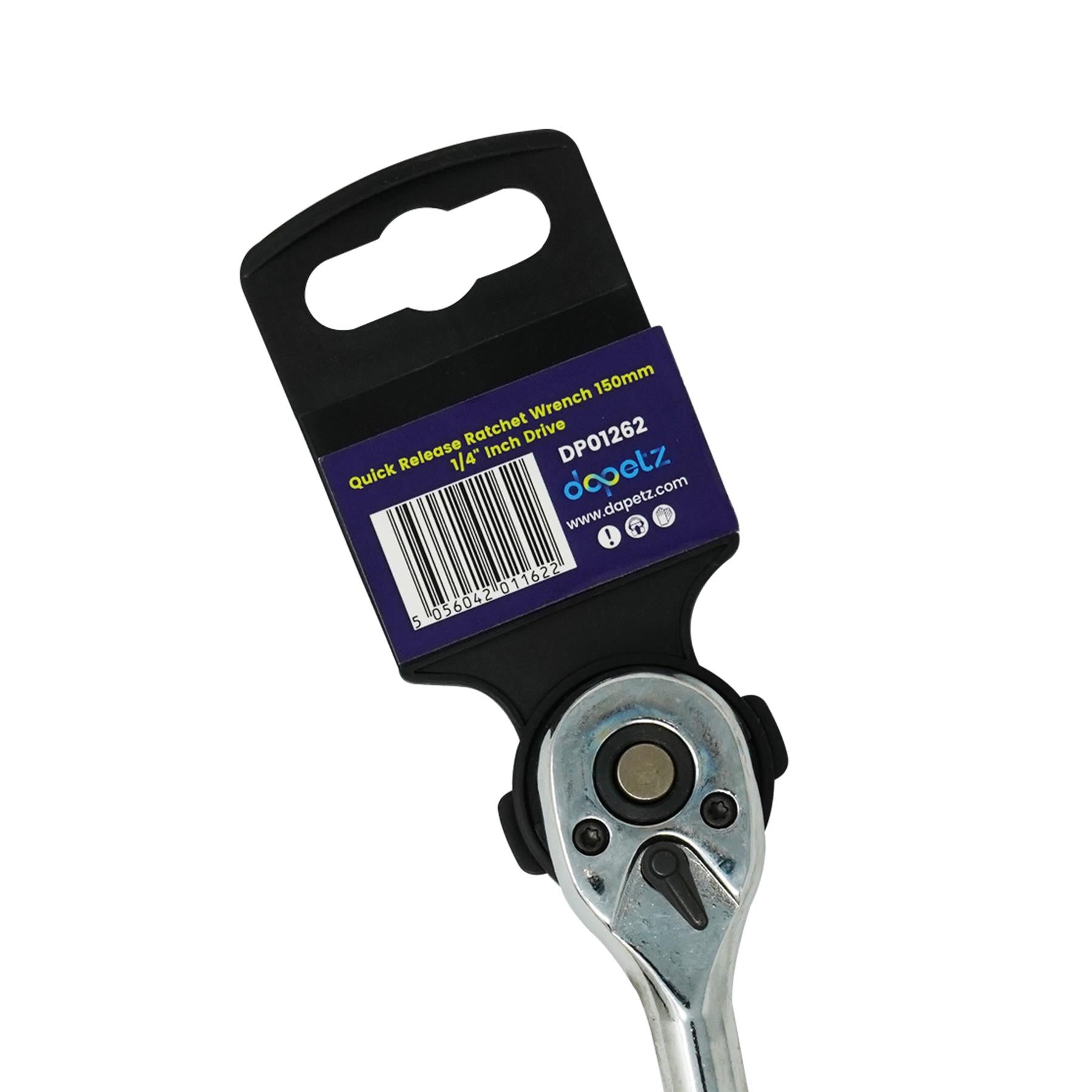 Quick Release Ratchet Wrench 150mm 1/4" Inch Drive With Warranty Crv