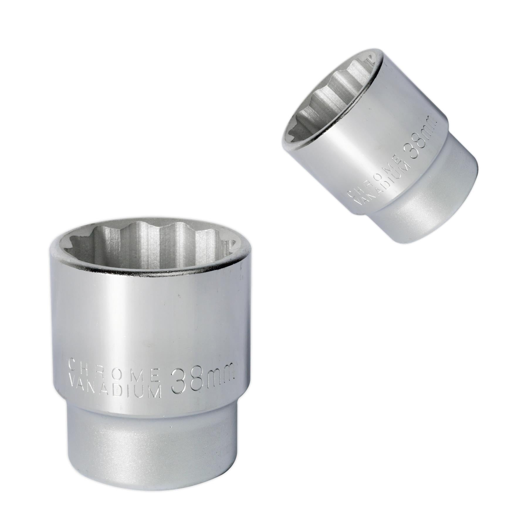 Sealey WallDrive Socket 38mm 3/4"Sq Drive