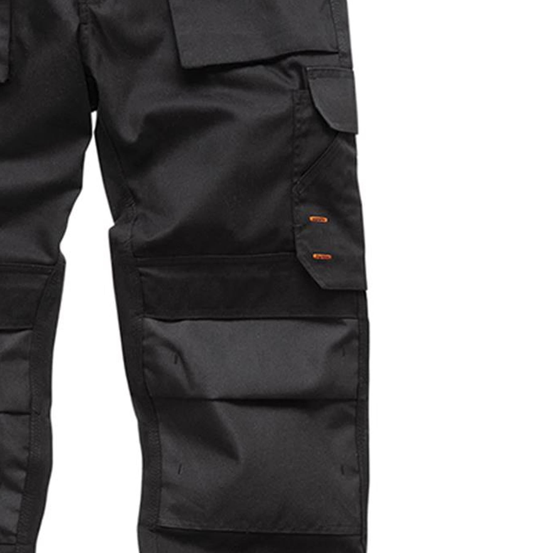 Scruffs Worker Trousers | Trade Hard Wearing Work Trousers BLACK (38S)