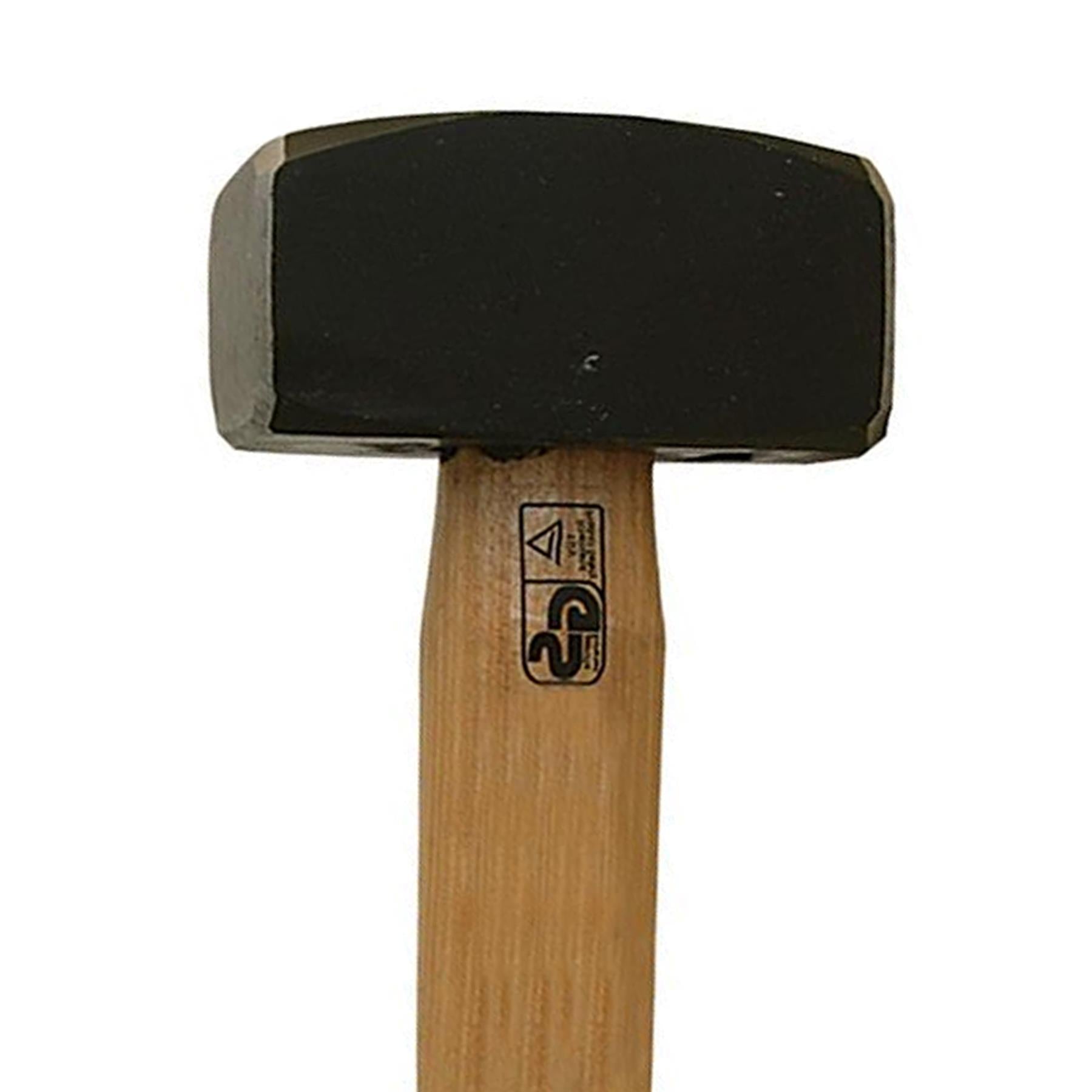 Hickory Lump Hammer 4Lb (1.81Kg) Steel Head Heavy Duty Demoliton Building