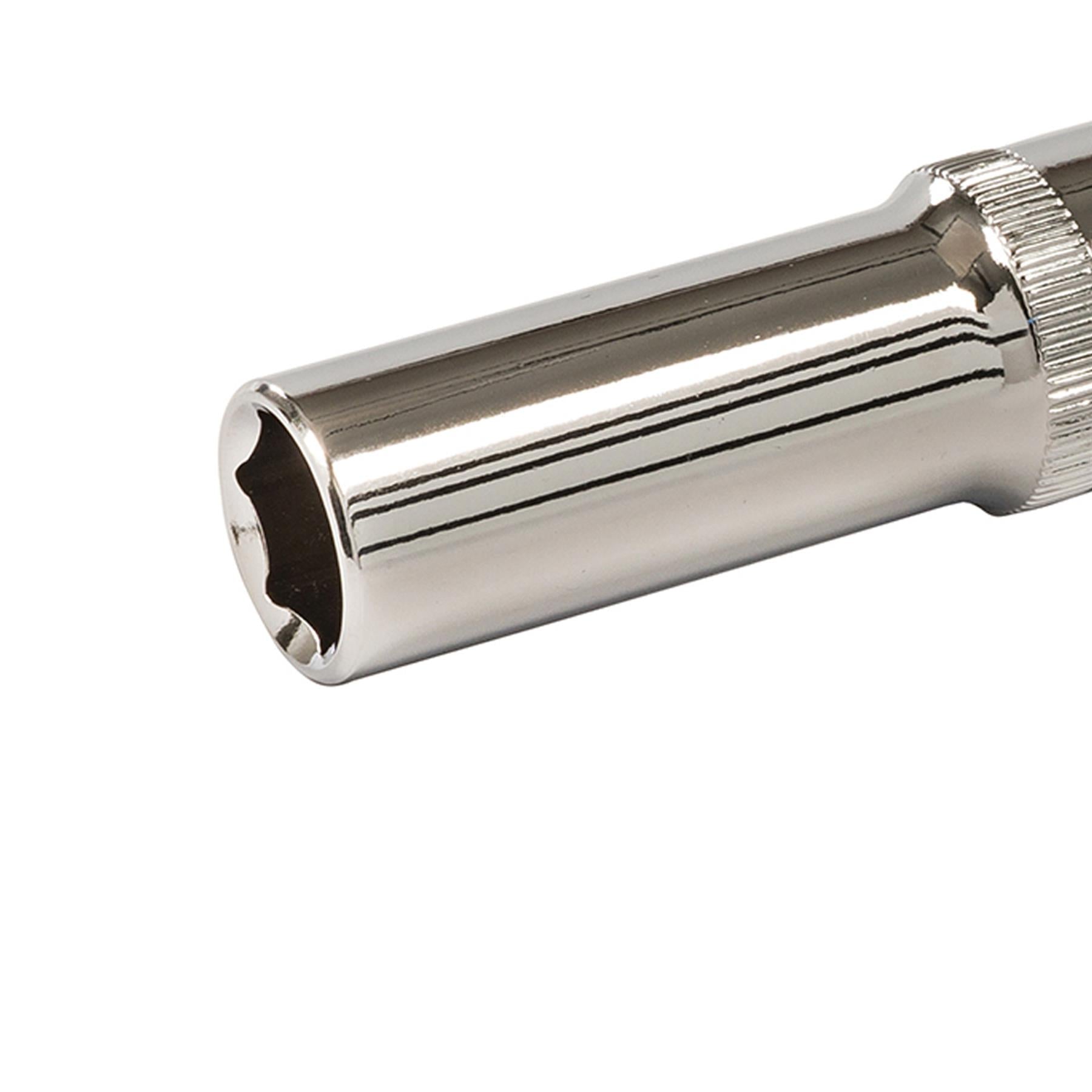 Quality Socket 1/2" Shallow Deep Drive Metric 13mm Long Hex Wrench