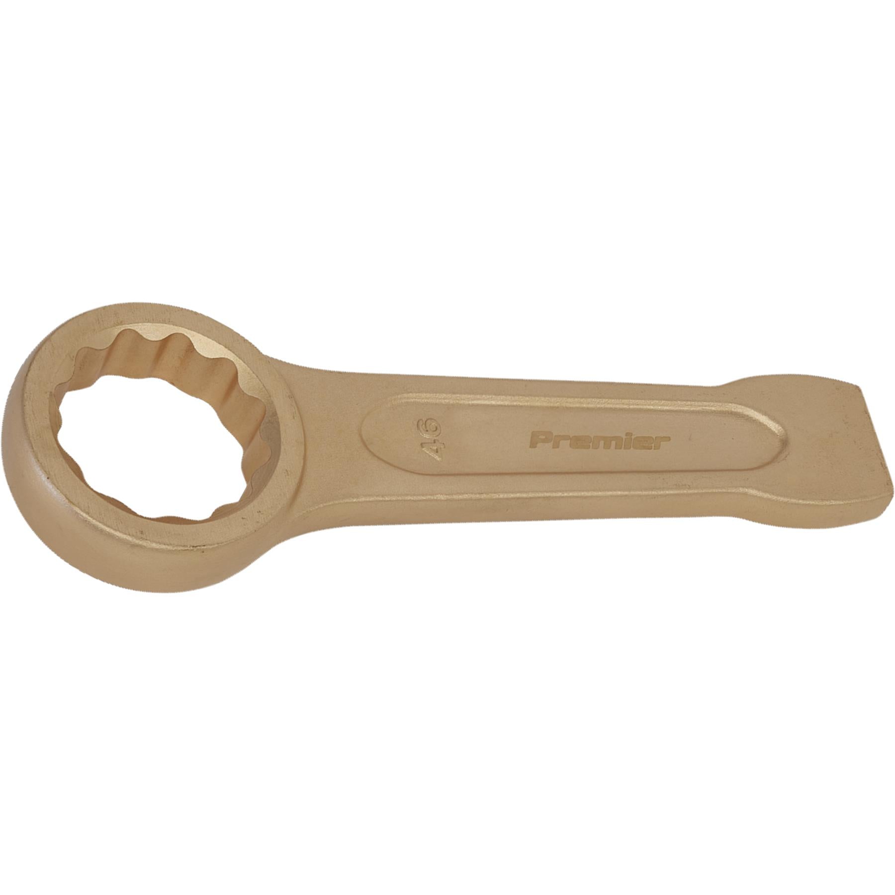 Sealey Slogging Spanner Ring End 46mm - Non-Sparking Beryllium Copper
