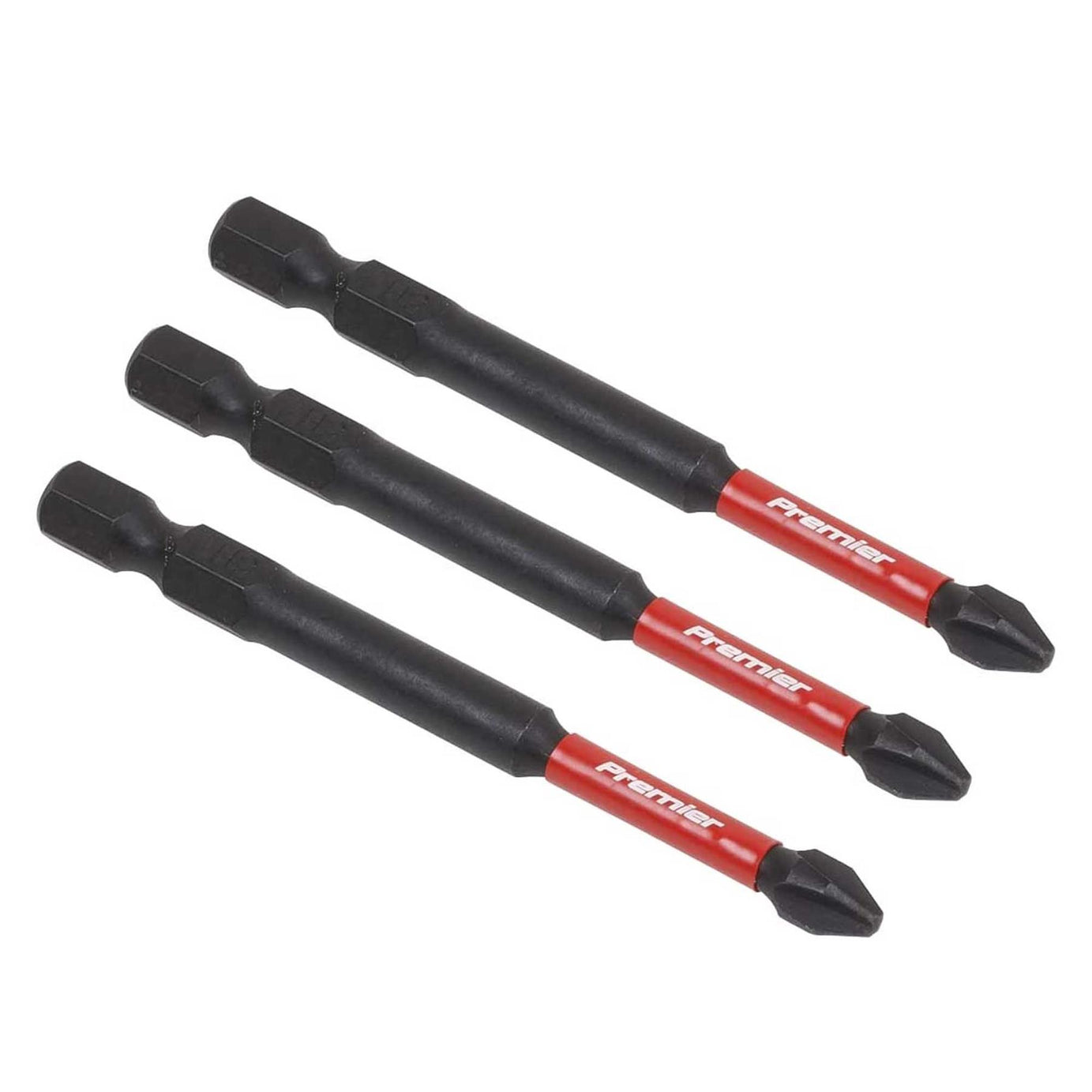 Phillips #2 Impact Power Tool Bits 75mm - 3pc