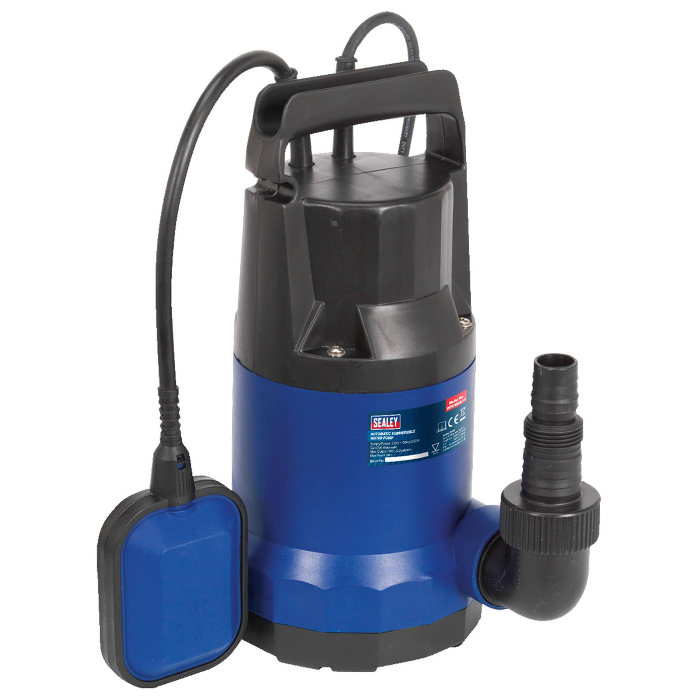 Submersible Water Pump Automatic 100L/min 230V Sealey