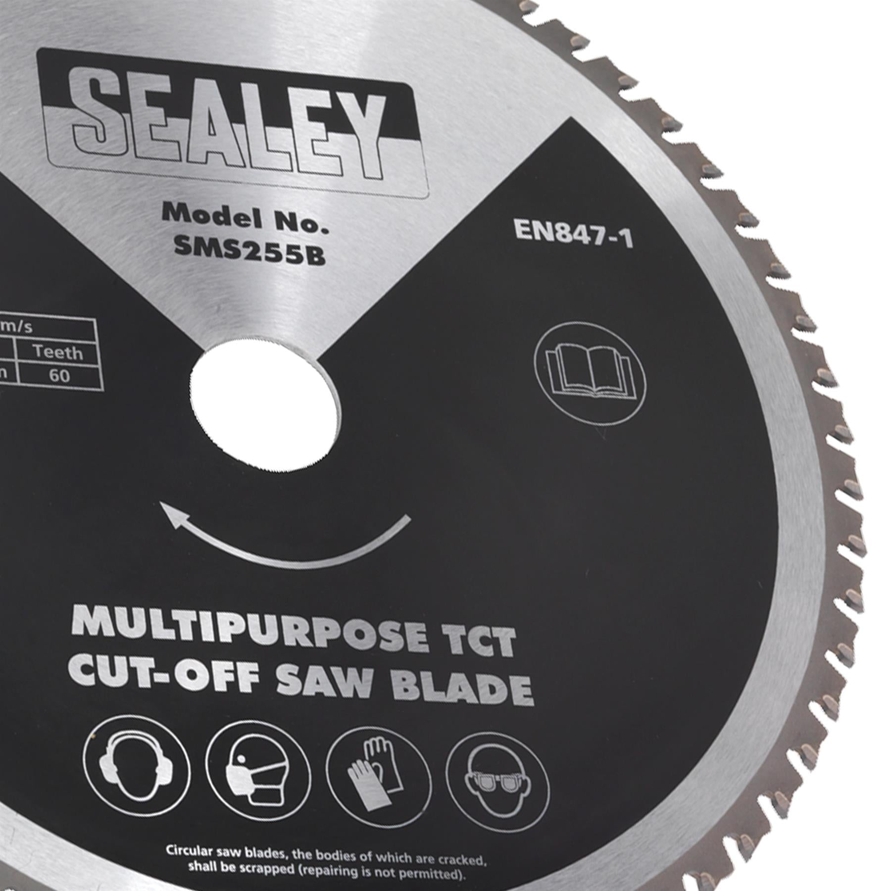 Sealey Multipurpose Cut-Off Saw Blade 250 x 2.4mm/30mm 60tpu