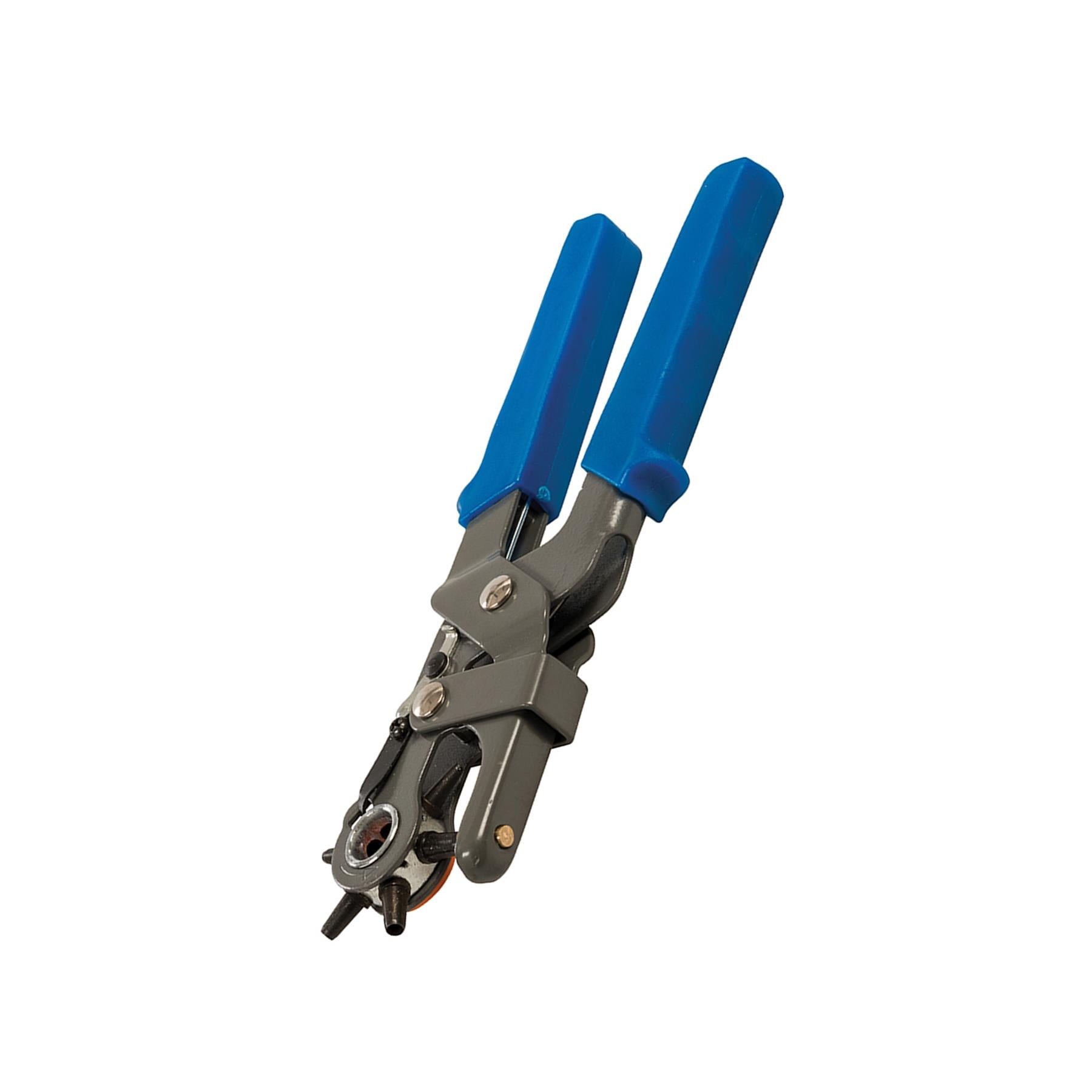 Spring Loaded Handle Hole Punch Pliers 2 - 4.5mm Belt Holes Leather, Crafts
