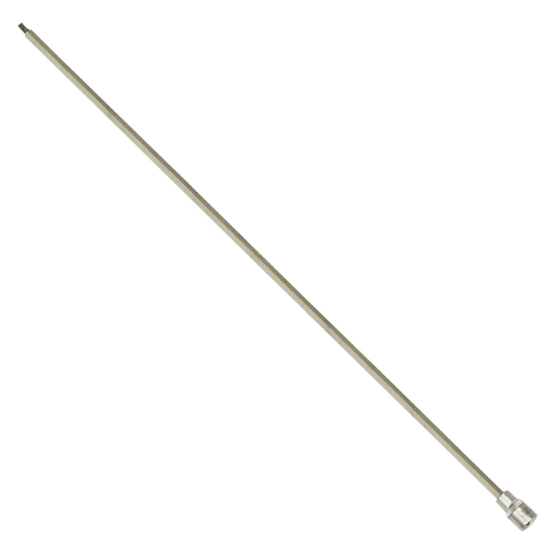 Sealey Spline Socket Bit Extra-Long M10 x 800mm 1/2"Sq Drive