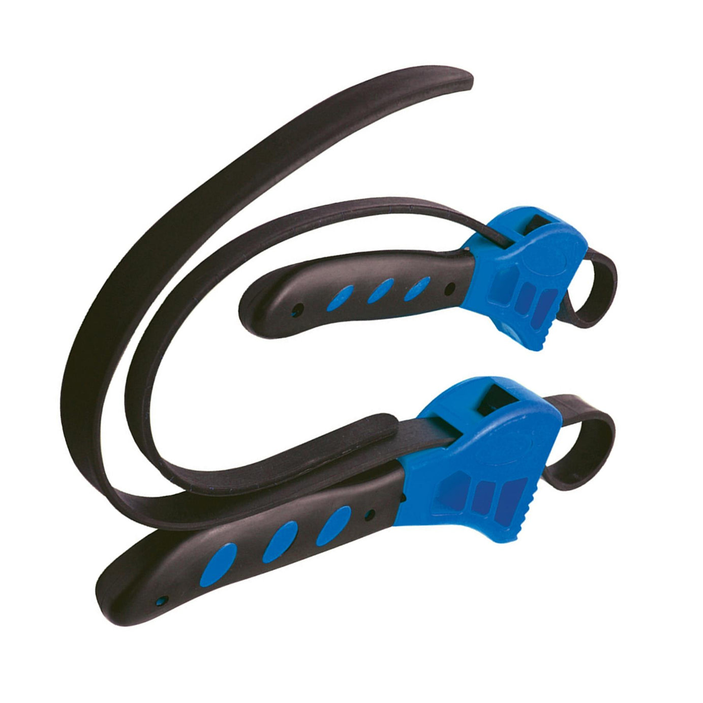 2Pce Rubber Strap Wrenches Set - 500 & 600mm For Loosening Or Tightening