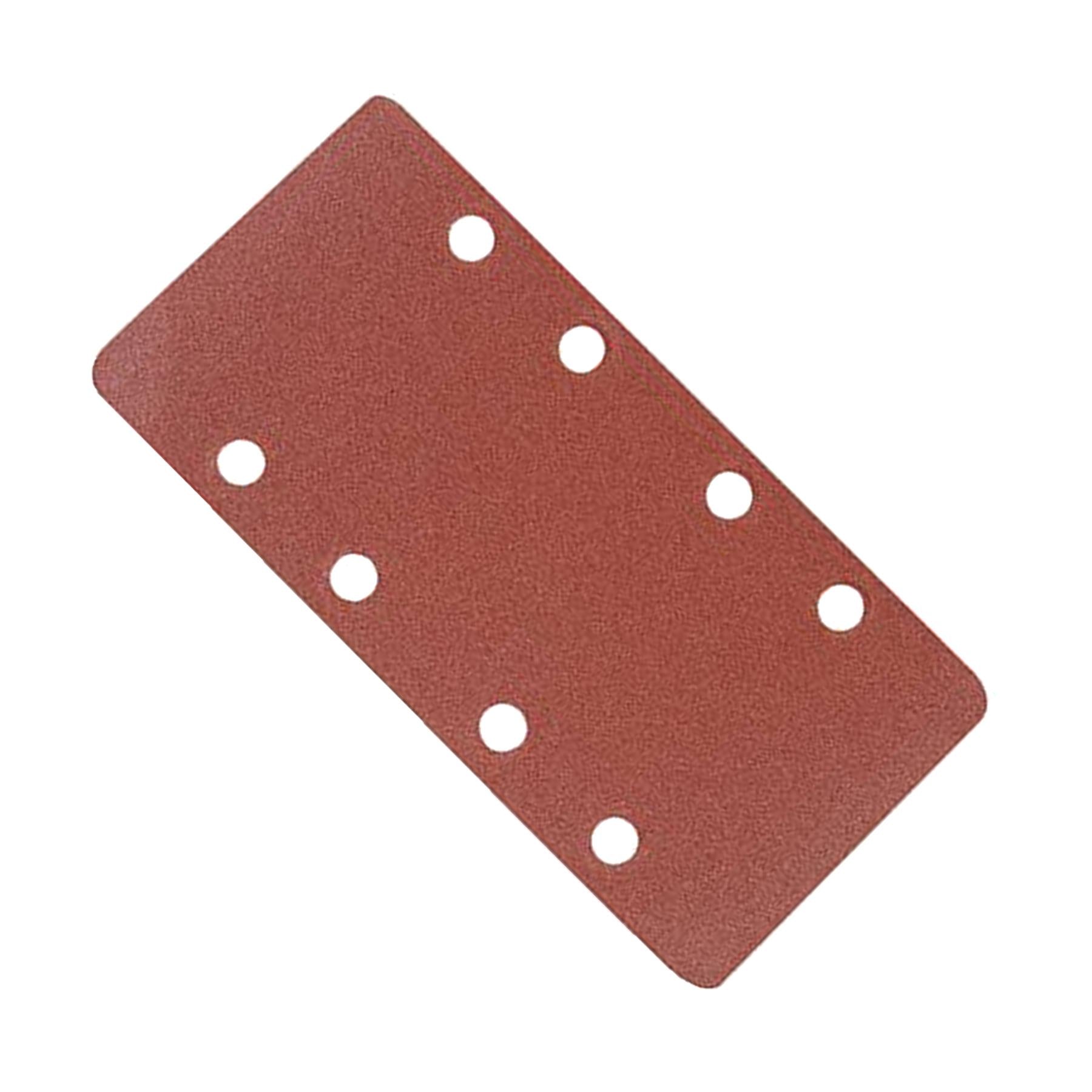 20 x 1/3 Punched Sanding Sheets, 93 x 190mm Sandpaper Pads Sander Hook and Loop 120 Grit