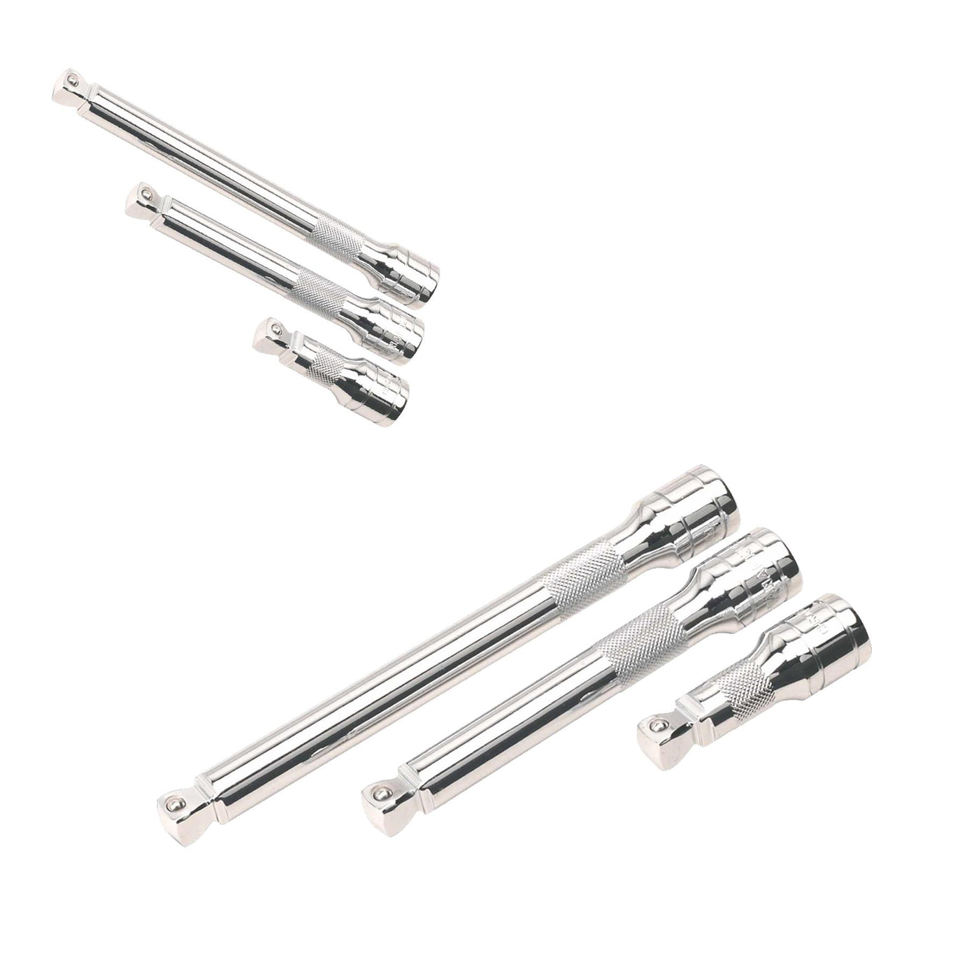 Sealey Wobble/Rigid Extension Bar Set 3pc 1/2"Sq Drive