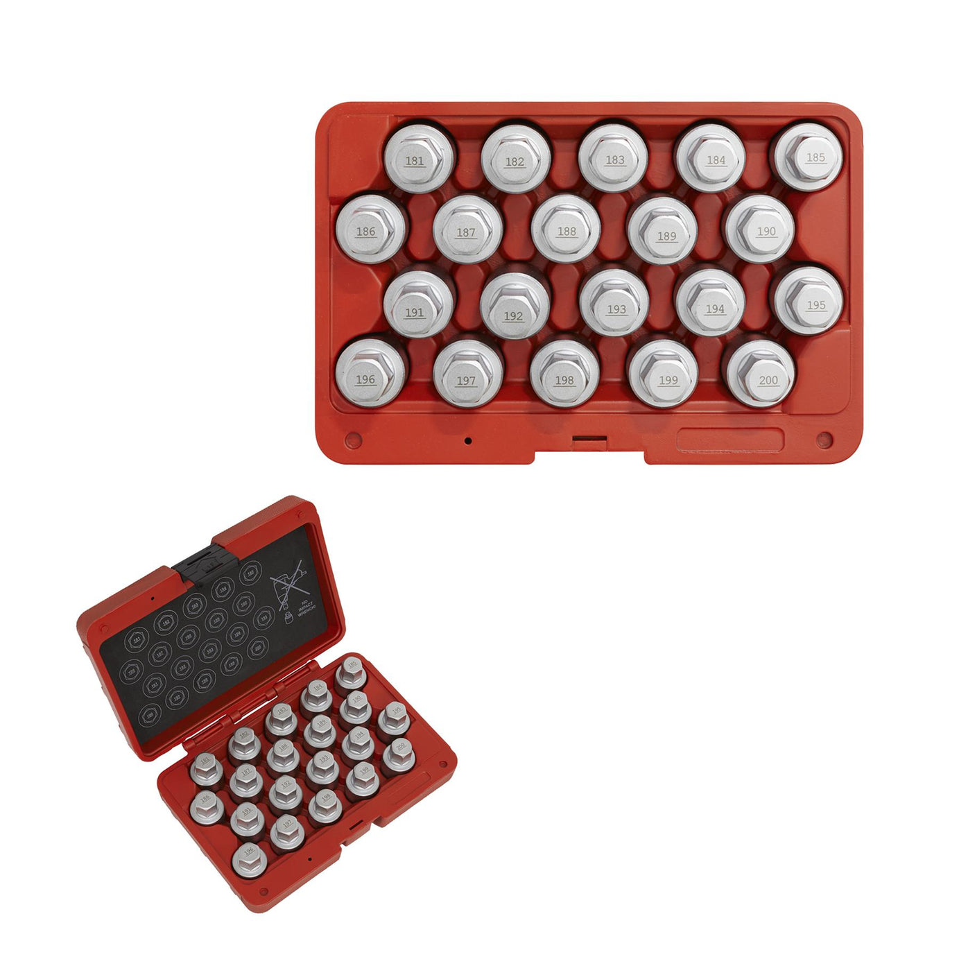 Sealey Locking Wheel Nut Key Set 20pc - Vauxhall-C - SX216