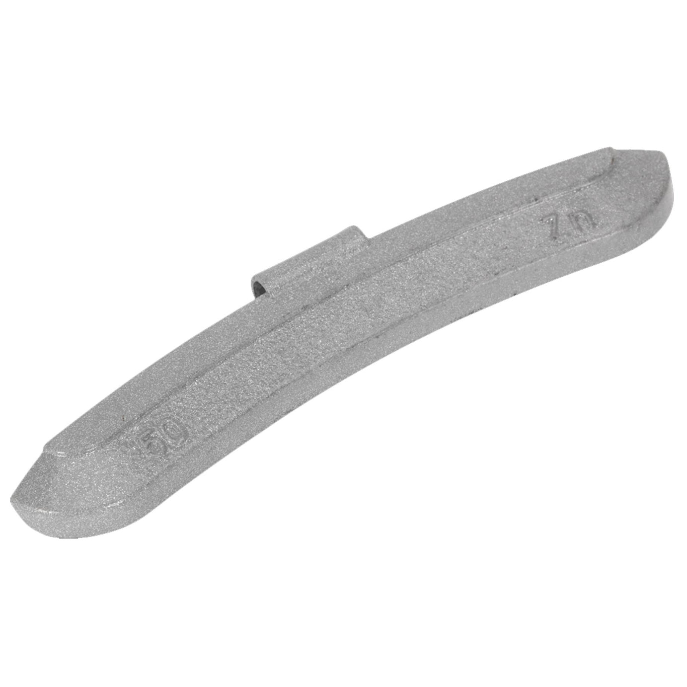 Wheel Weight 50g Hammer-On Zinc for Steel Wheels Pack of 50 Sealey