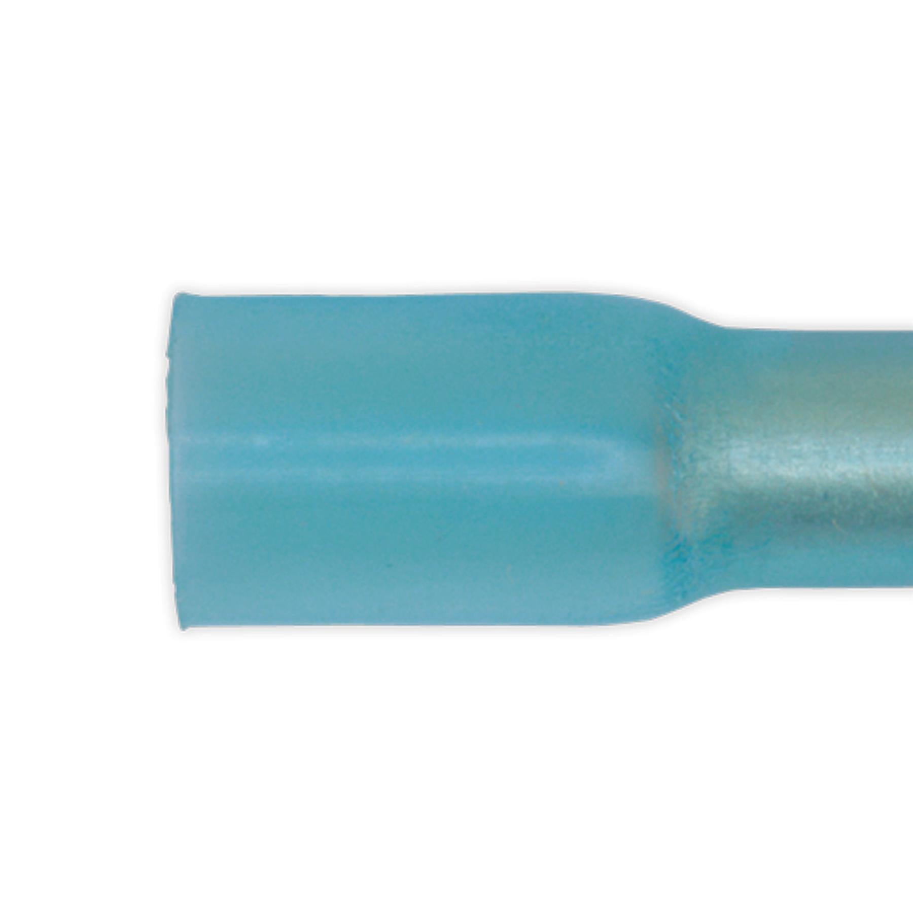 Sealey Heat Shrink Butt Connector Terminal �5.8mm Blue Pack of 50